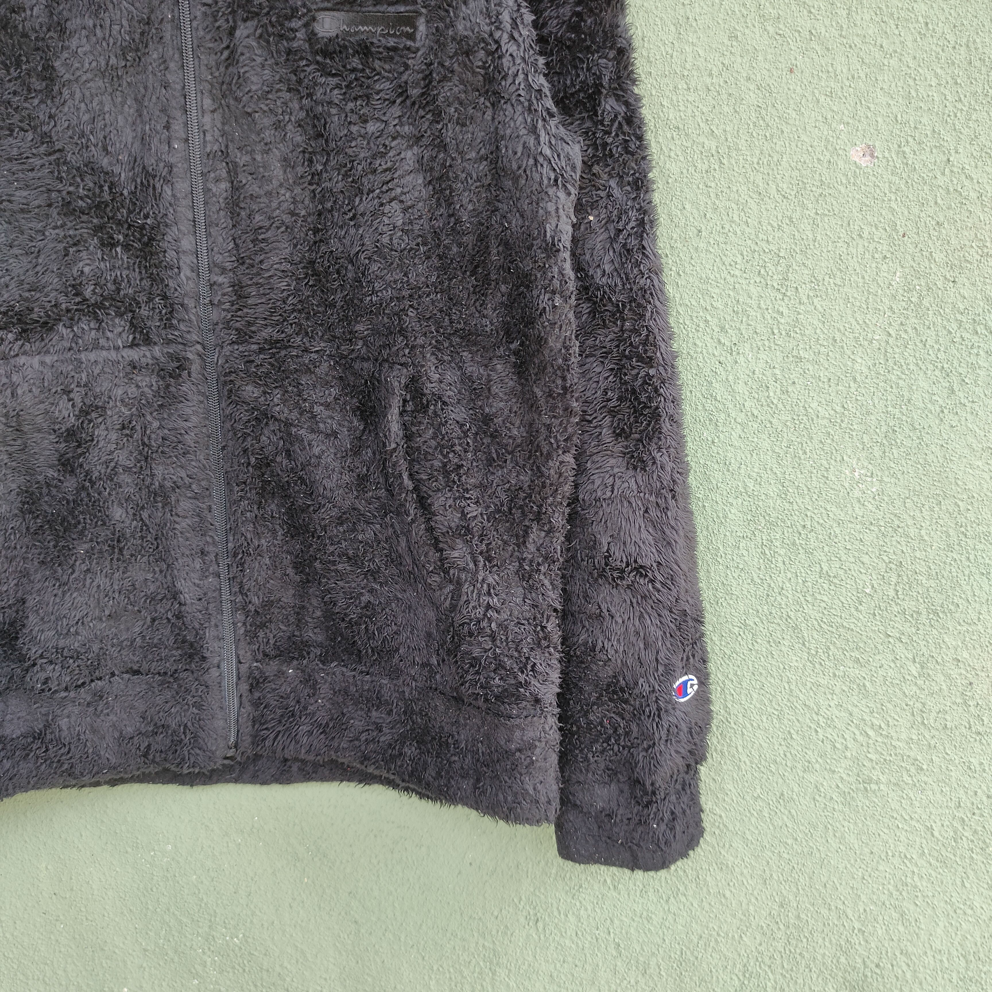 Champion × Vintage Vtg CHAMPION AUTHENTIC AMERICAN Sherpa Zipper Hoodie Jacket Size US M / EU 48-50 / 2 - 4 Thumbnail