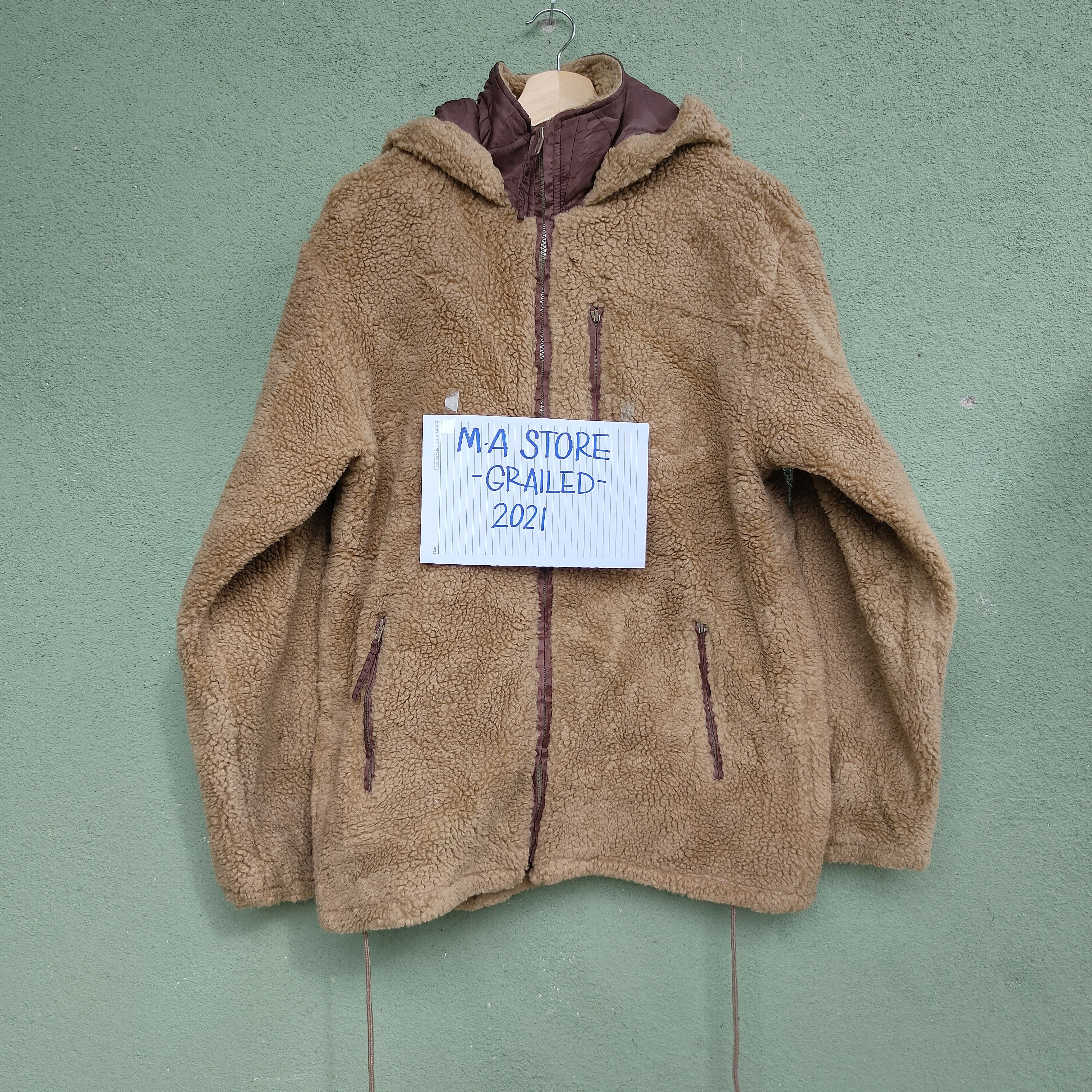 Japanese Brand Vintage Drug Store Zipper Ups Hoodie Fleece Jacket Size US L / EU 52-54 / 3 - 2 Thumbnail