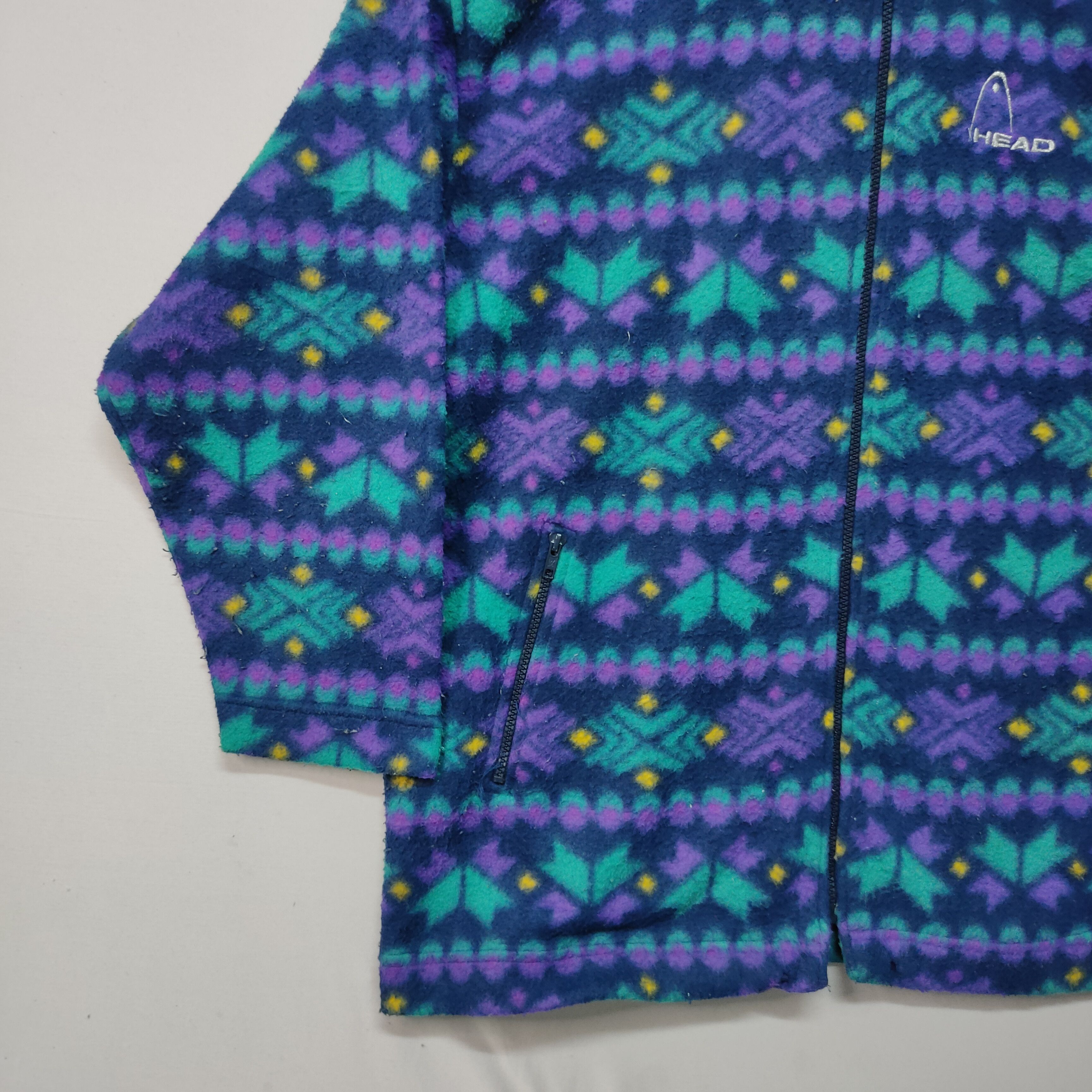 Japanese Brand Vintage Head Motive Zipper Ups Sweater Jacket Size US XL / EU 56 / 4 - 4 Thumbnail