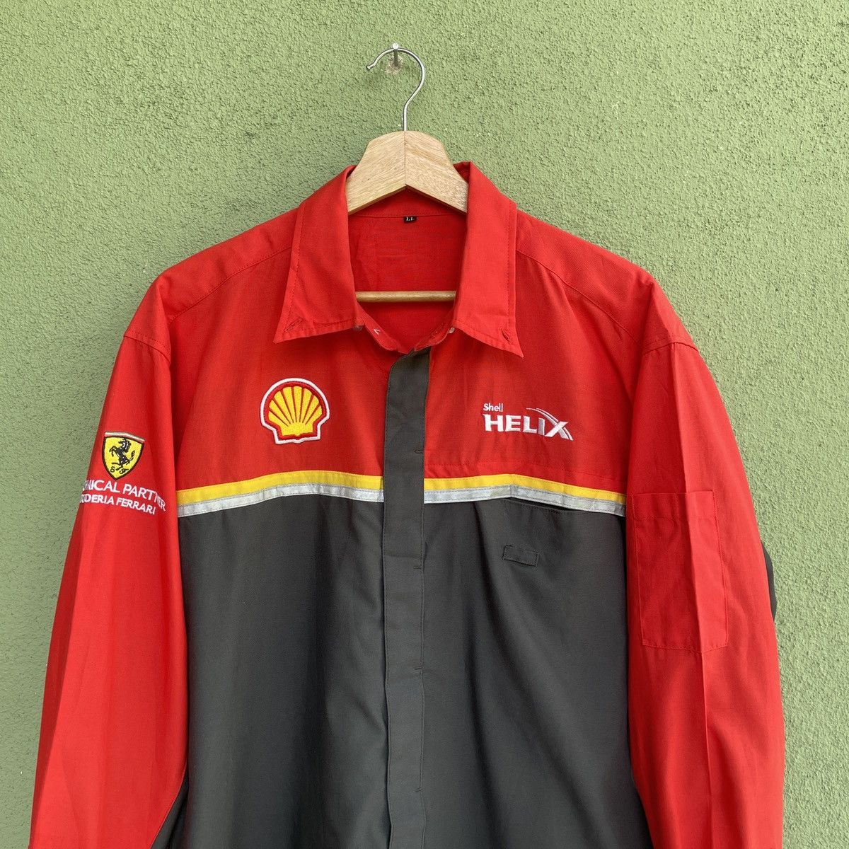 Ferrari × The Workers Club Bundle 🔥 Vintage Shell Ferrari Button Ups Long & Short Shirt Size US XL / EU 56 / 4 - 3 Thumbnail