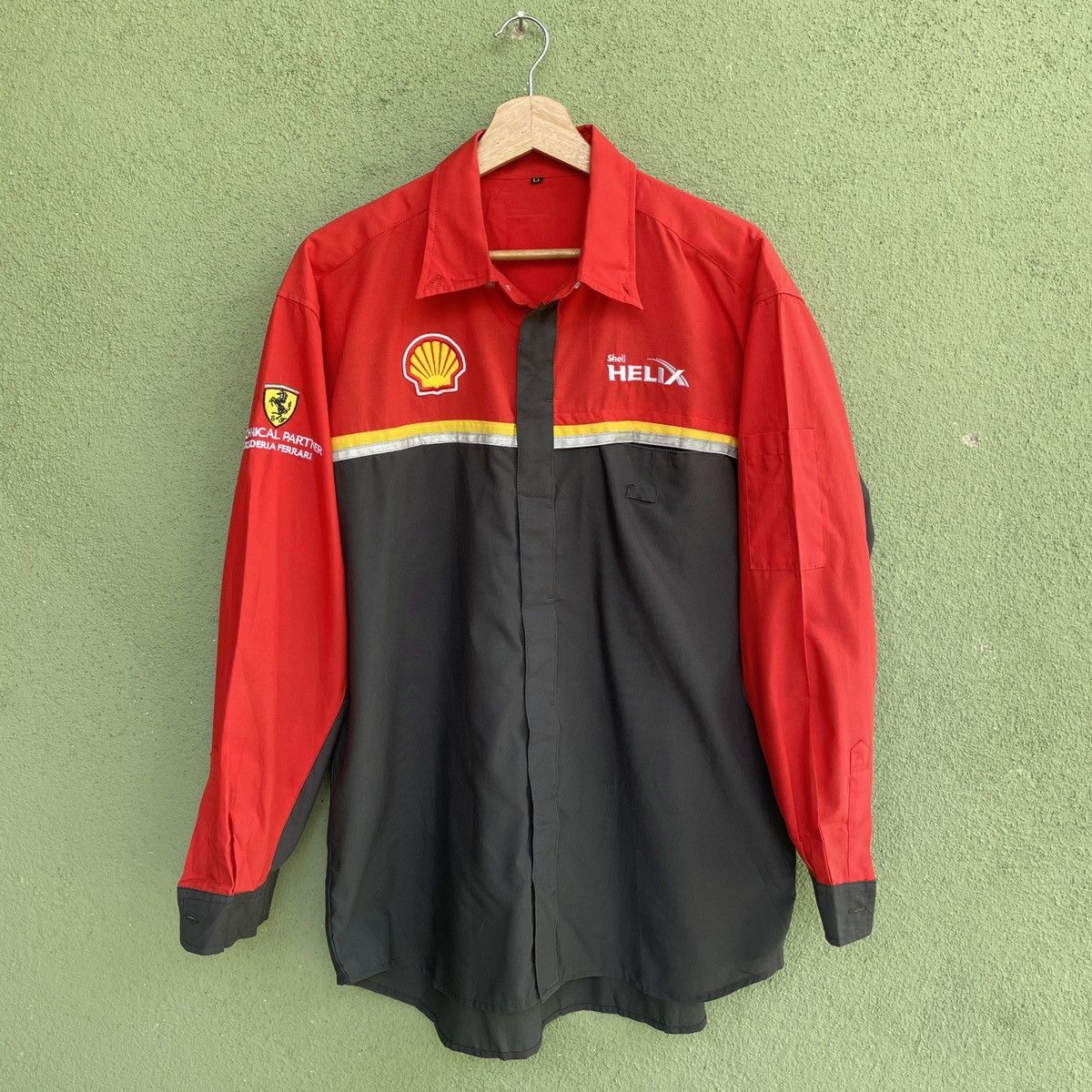 Ferrari × The Workers Club Bundle 🔥 Vintage Shell Ferrari Button Ups Long & Short Shirt Size US XL / EU 56 / 4 - 2 Thumbnail
