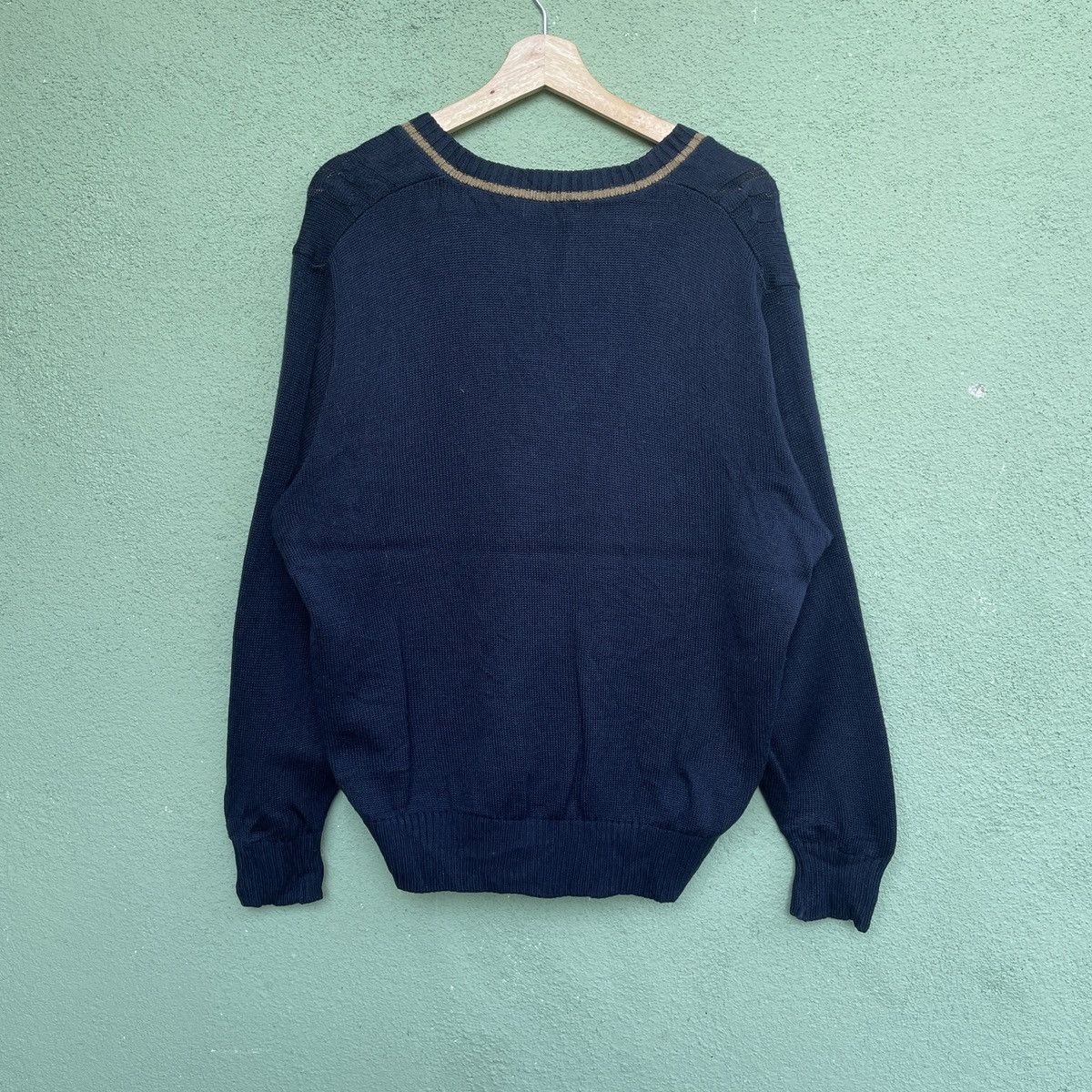 Aran Isles Knitwear Vintage COSMOS CLUB V Neck Knitwear Sweater Jumper!! Size US XL / EU 56 / 4 - 12 Thumbnail