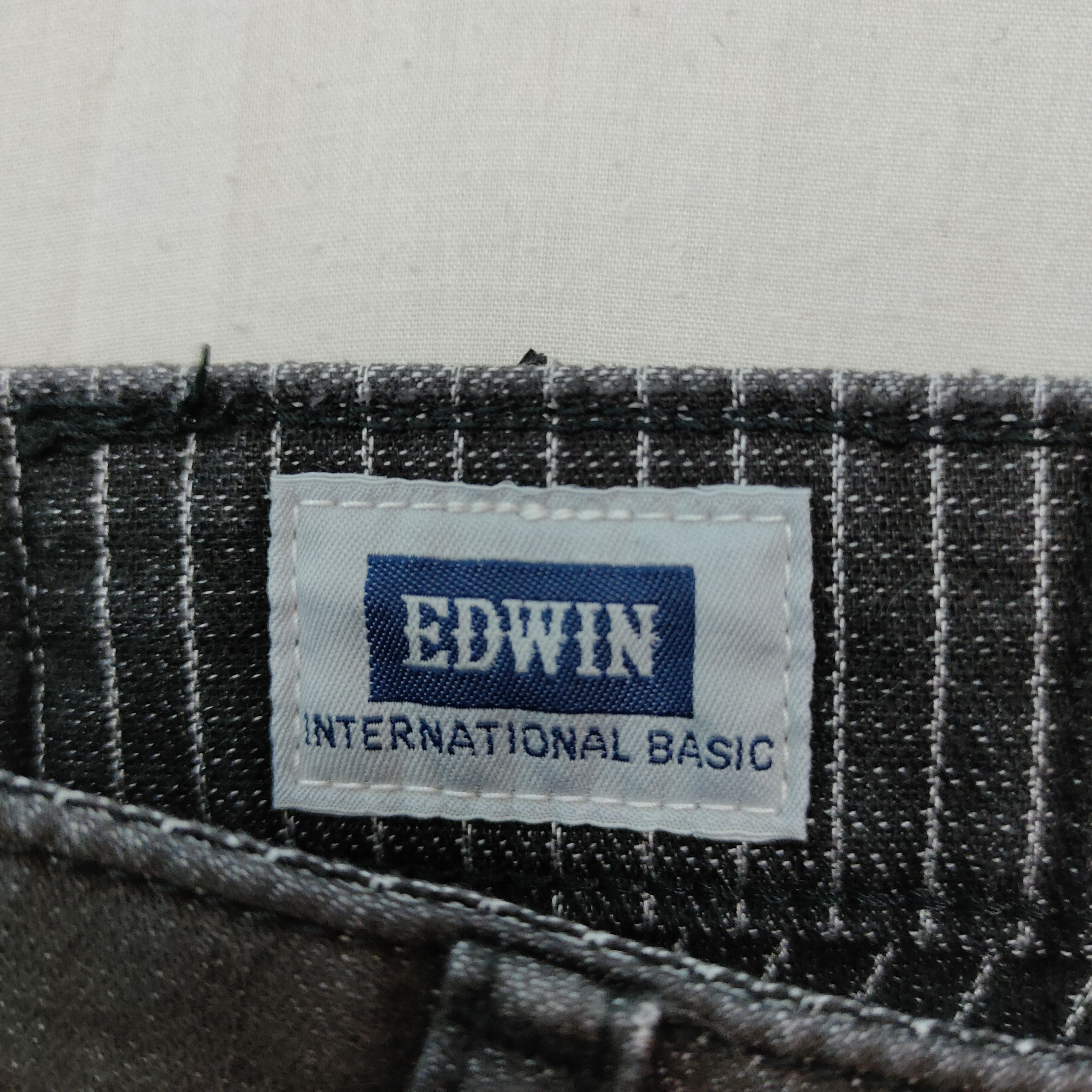 Edwin Vintage EDWIN Black Trousers Casual Pants W29 Size US 29 - 6 Thumbnail