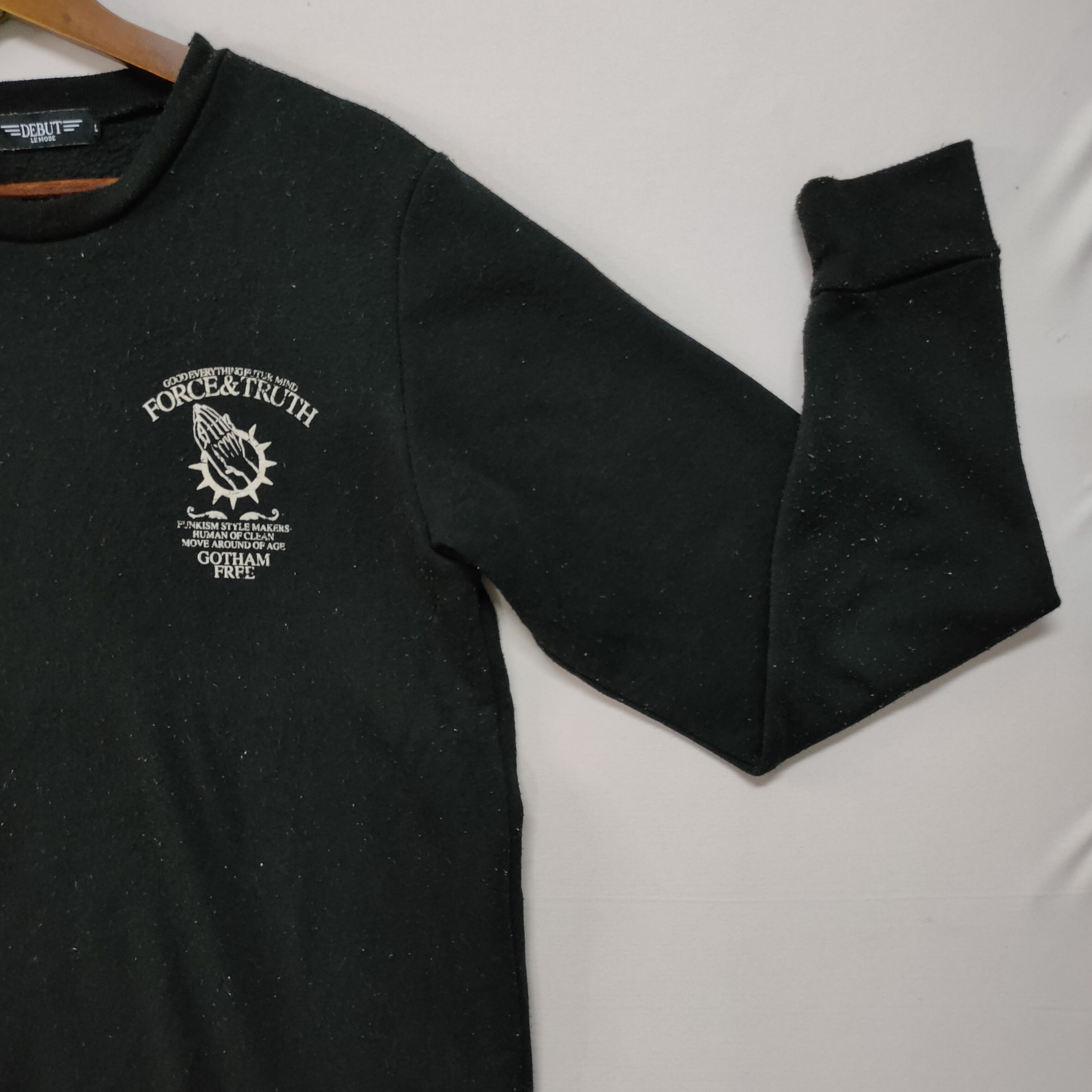 Debut VINTAGE DEBUT RARE BIG LOGO SWEATSHIRT JUMPER Size US M / EU 48-50 / 2 - 9 Thumbnail