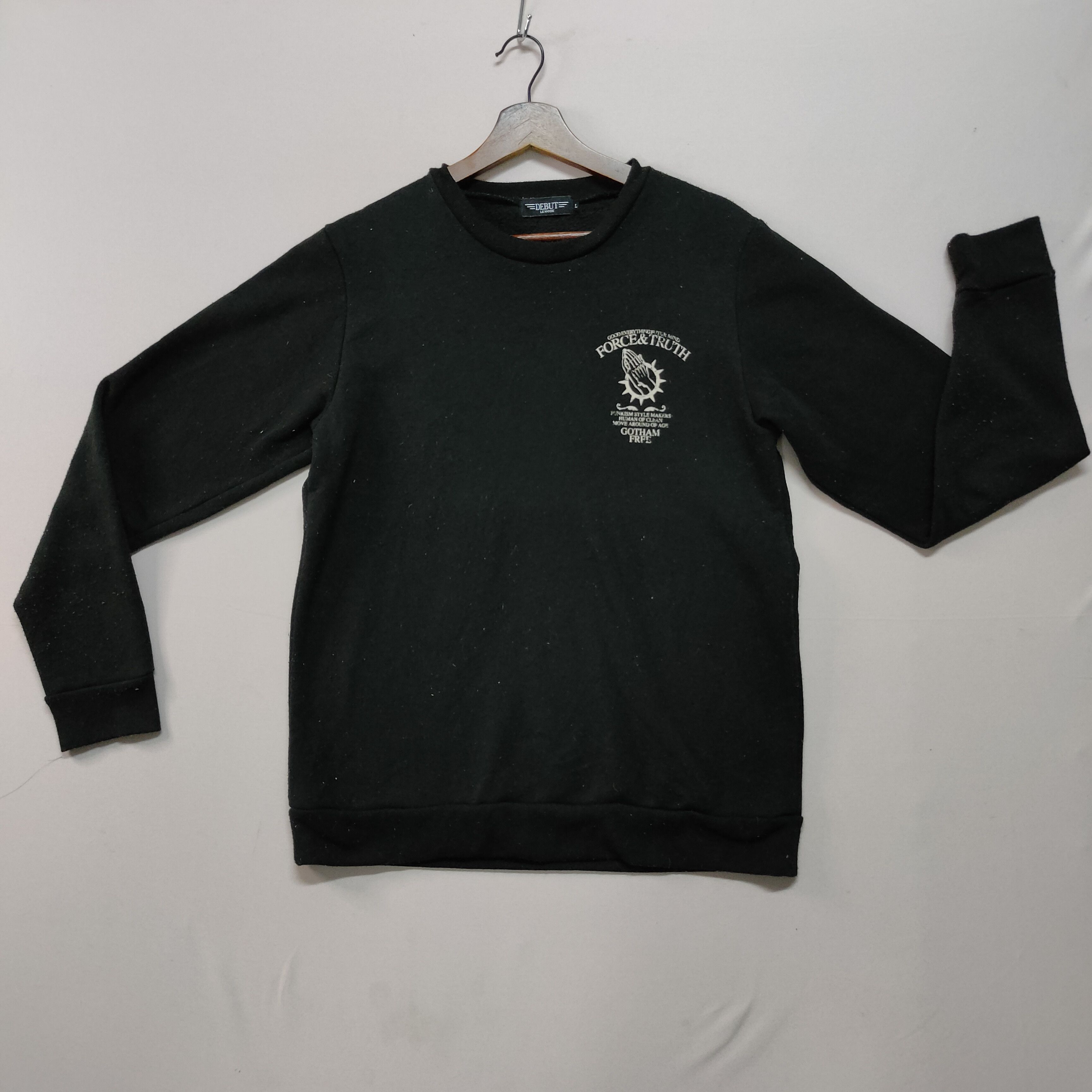Debut VINTAGE DEBUT RARE BIG LOGO SWEATSHIRT JUMPER Size US M / EU 48-50 / 2 - 11 Thumbnail