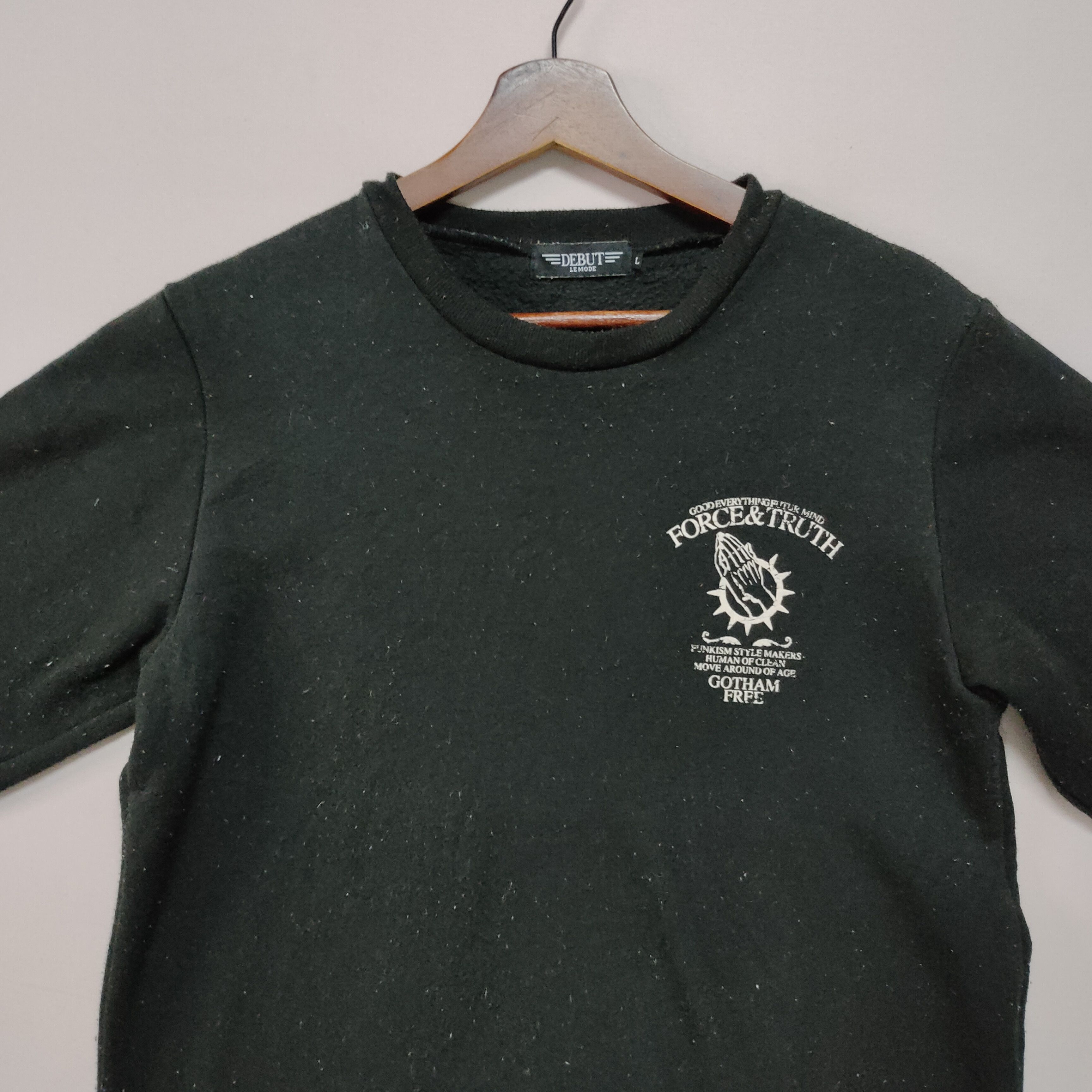 Debut VINTAGE DEBUT RARE BIG LOGO SWEATSHIRT JUMPER Size US M / EU 48-50 / 2 - 8 Thumbnail