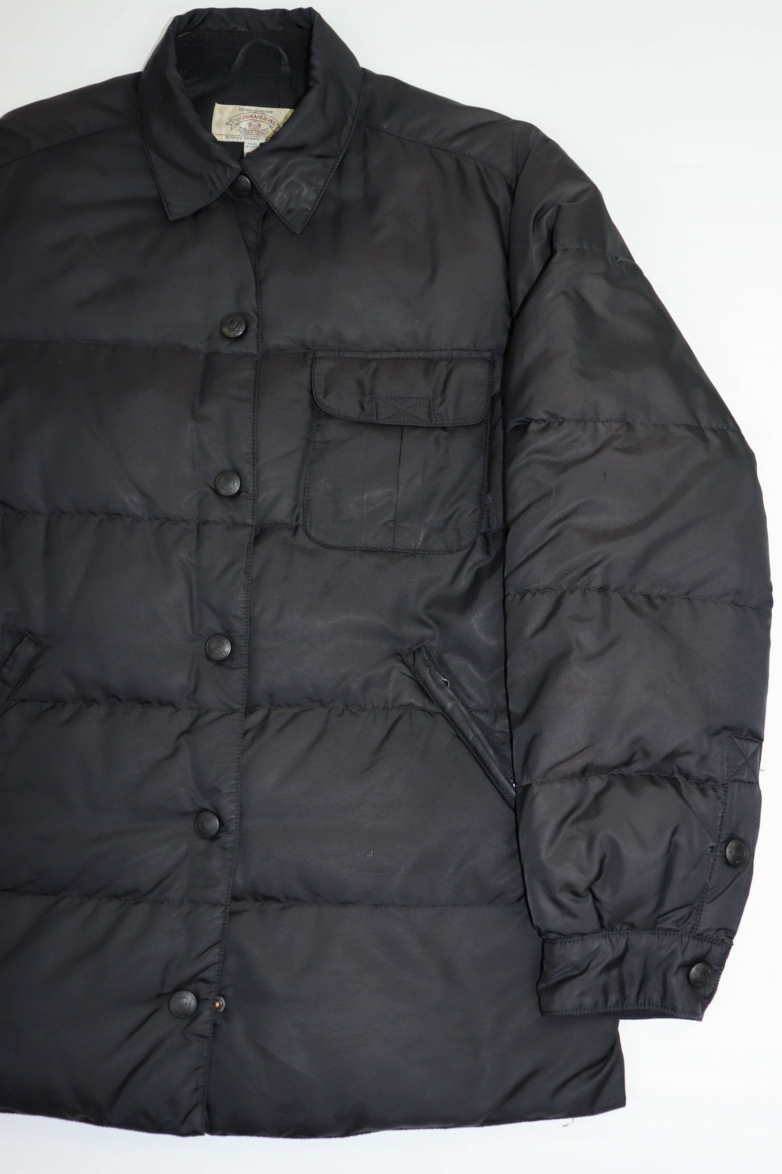 Armani Armani Jeans Vintage Women's Black Liner Jacket Size M / US 6-8 / IT 42-44 - 7 Thumbnail