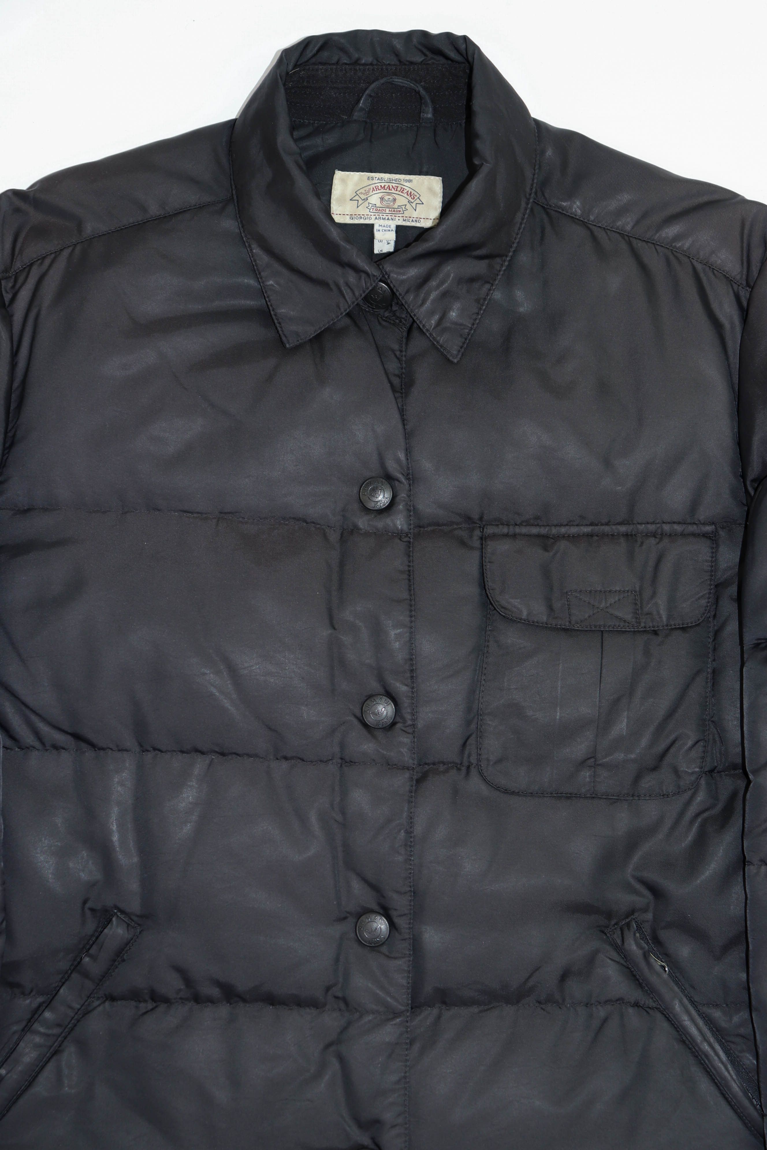 Armani Armani Jeans Vintage Women's Black Liner Jacket Size M / US 6-8 / IT 42-44 - 5 Thumbnail