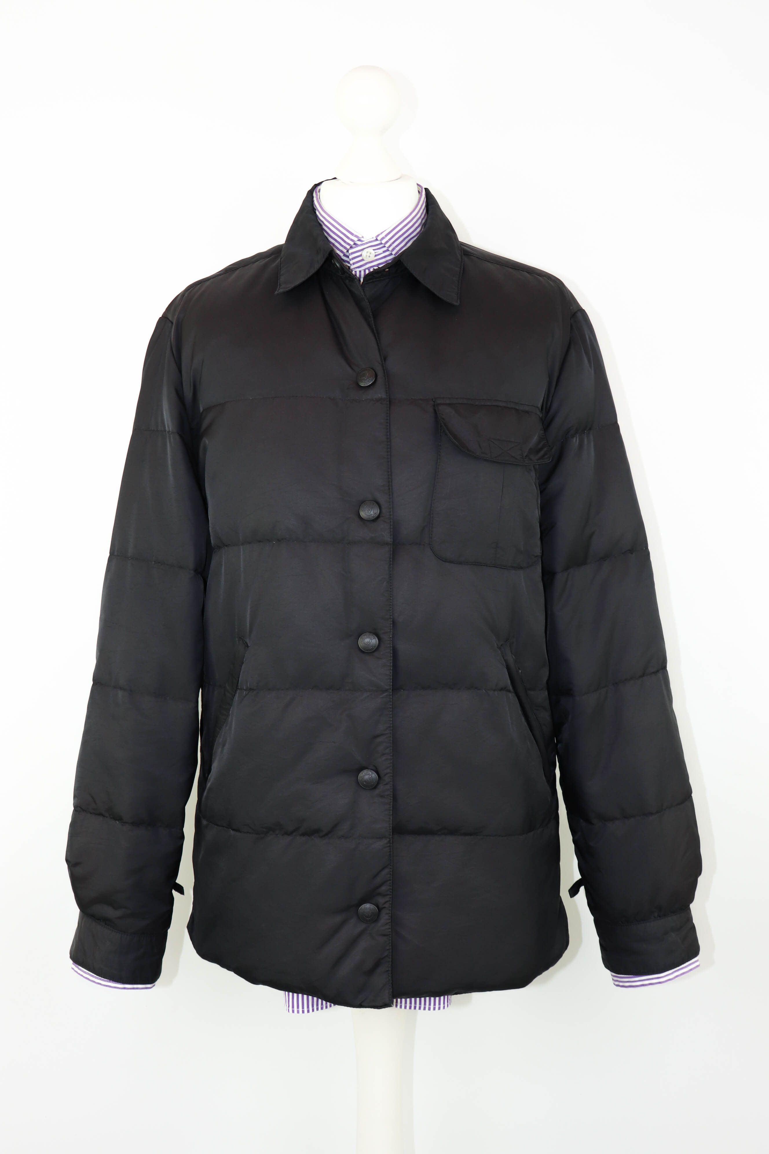 Armani Armani Jeans Vintage Women's Black Liner Jacket Size M / US 6-8 / IT 42-44 - 3 Thumbnail