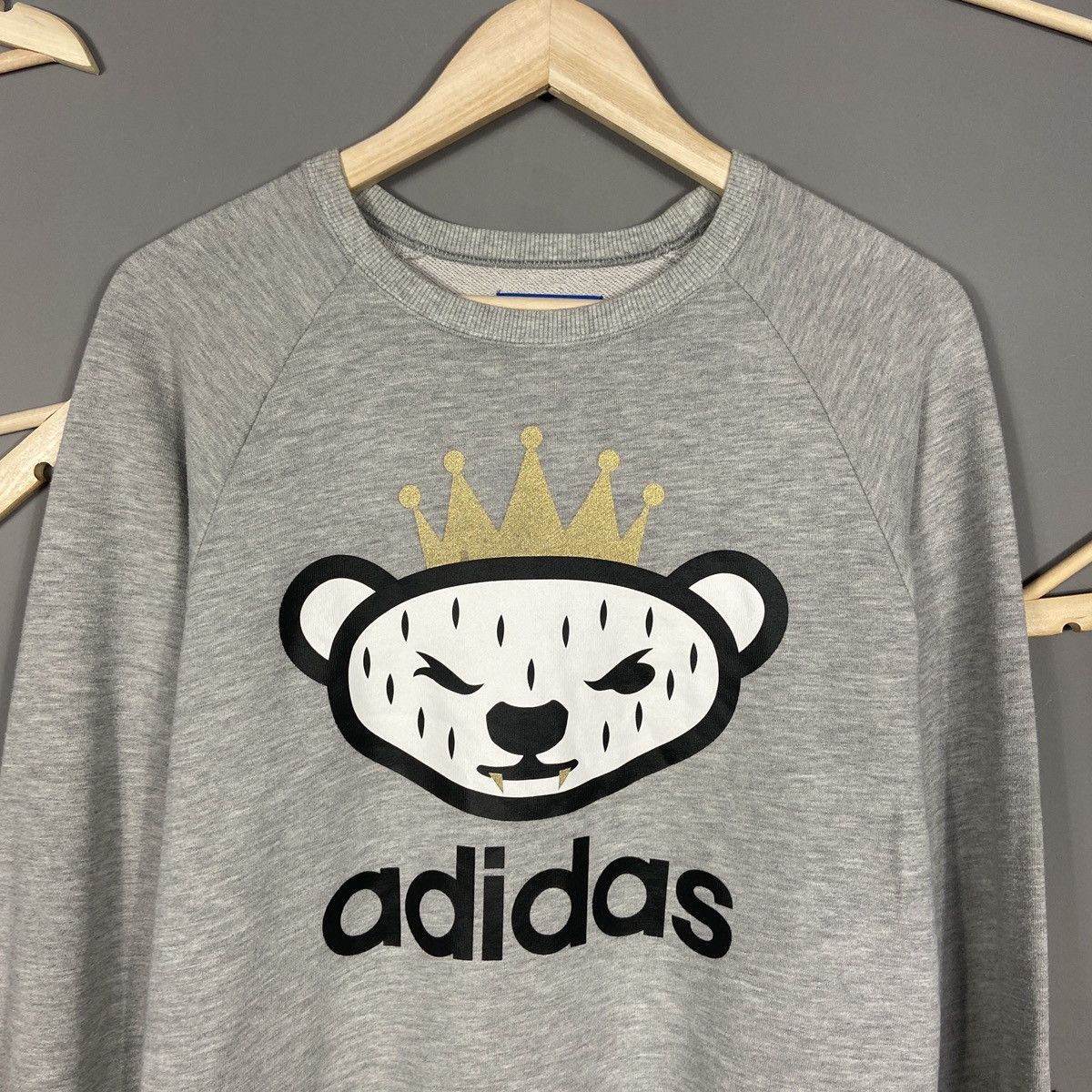 Adidas × Nigo × Vintage Adidas x NIGO Bear sweatshirt Size US S / EU 44-46 / 1 - 2 Thumbnail