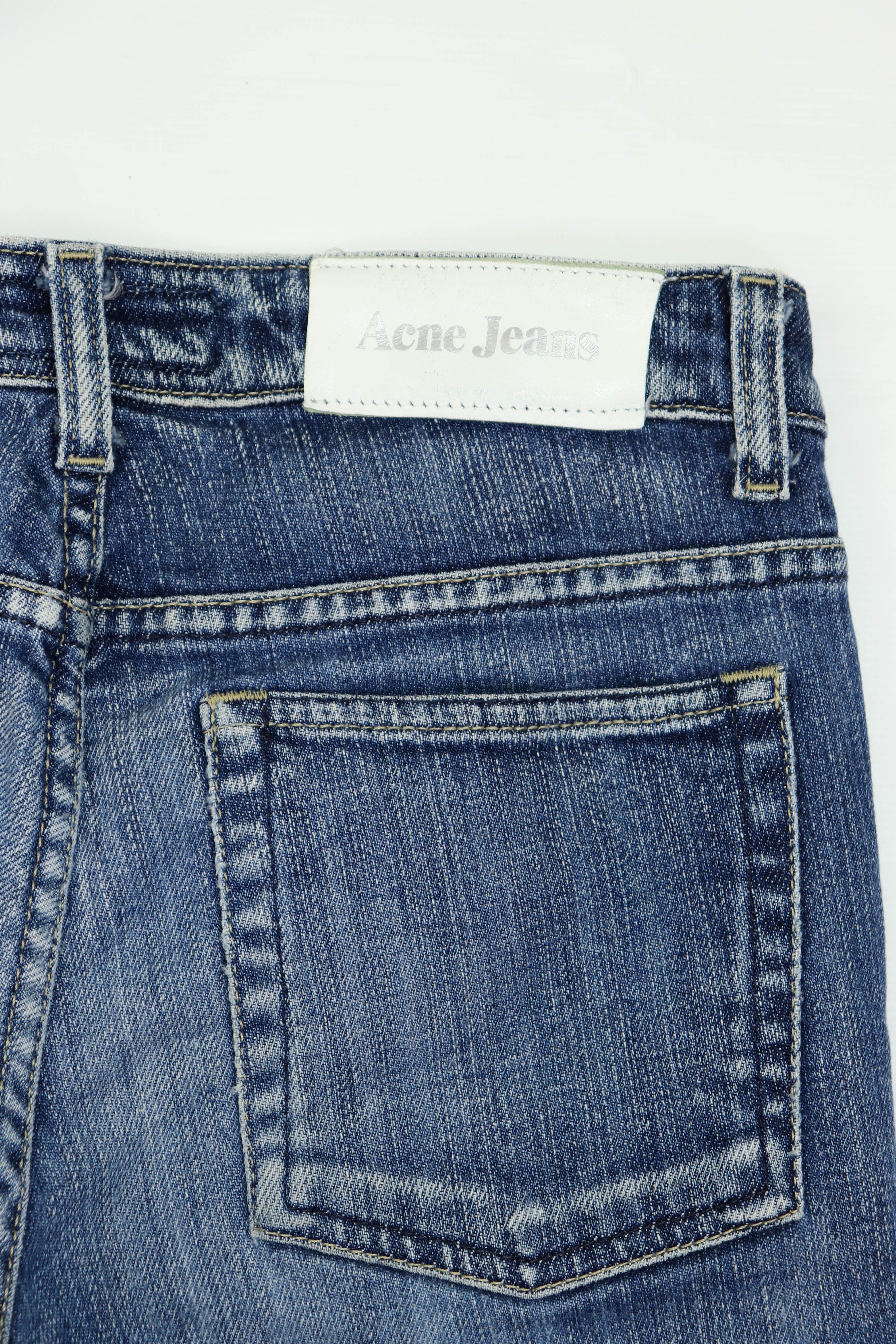 Acne Studios Acne Jeans Women’s Hep Pure Faded Indigo Blue Denim Jeans Size 27" / US 4 / IT 40 - 5 Thumbnail