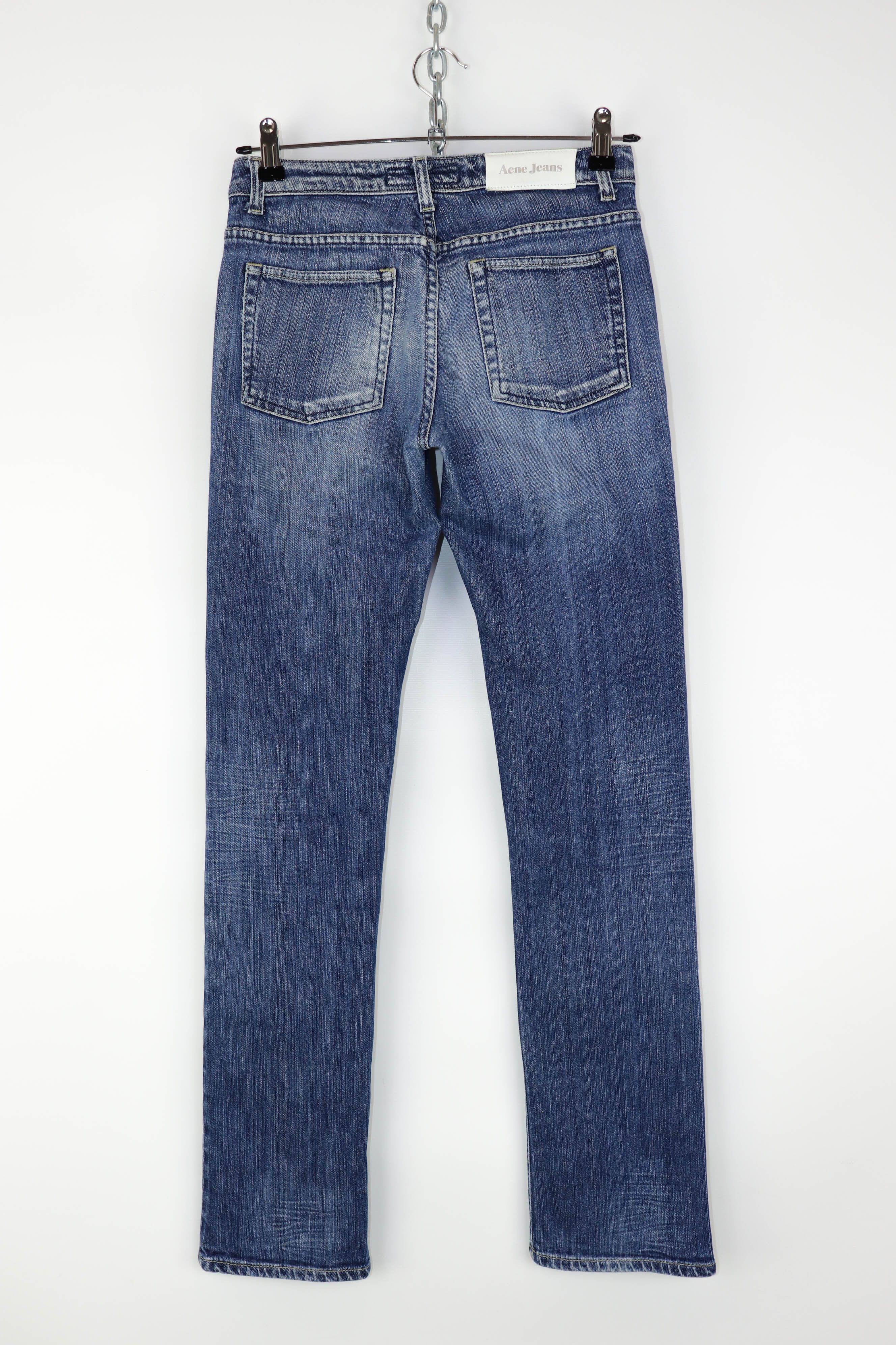 Acne Studios Acne Jeans Women’s Hep Pure Faded Indigo Blue Denim Jeans Size 27" / US 4 / IT 40 - 2 Thumbnail