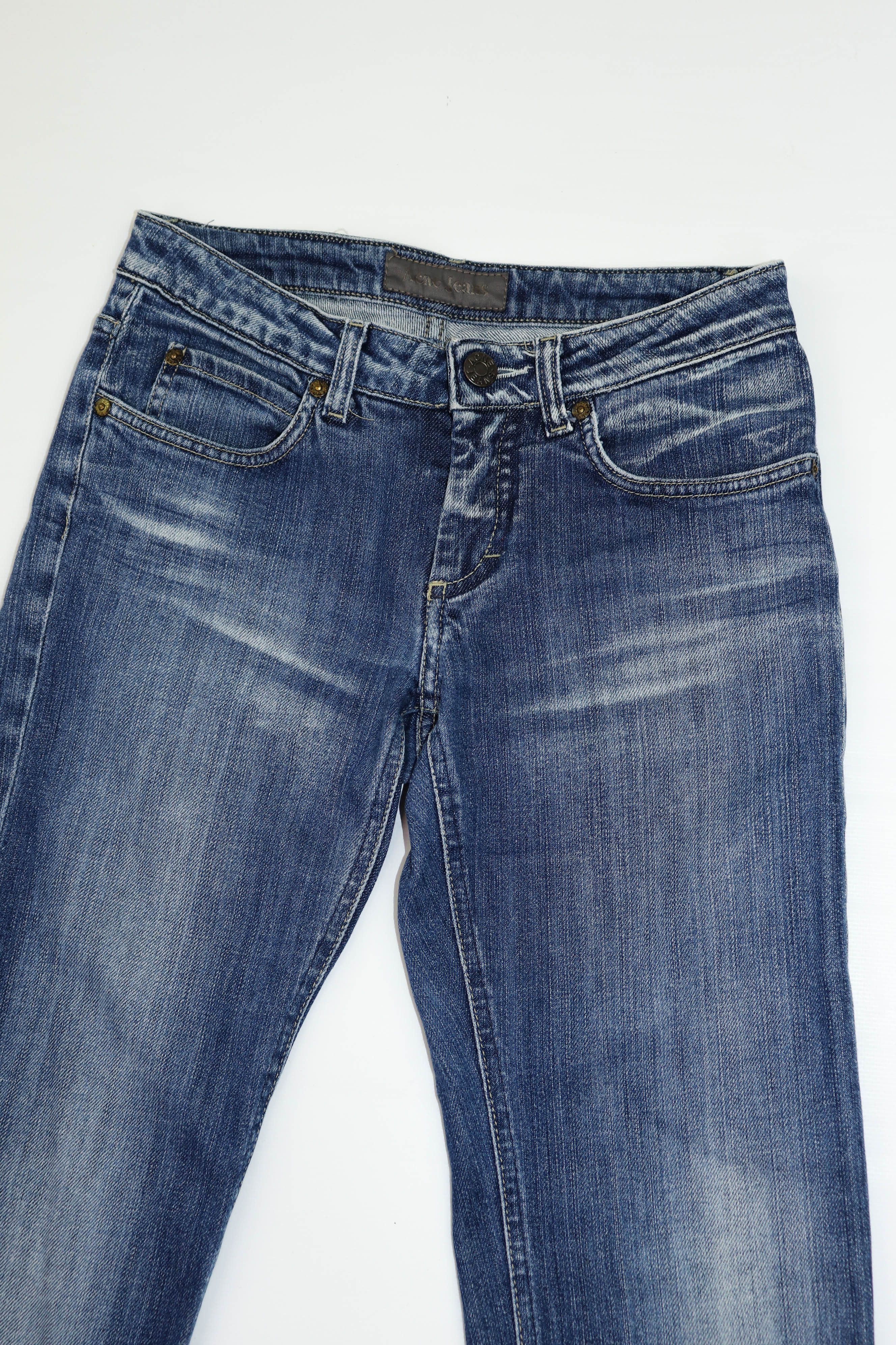 Acne Studios Acne Jeans Women’s Hep Pure Faded Indigo Blue Denim Jeans Size 27" / US 4 / IT 40 - 3 Thumbnail