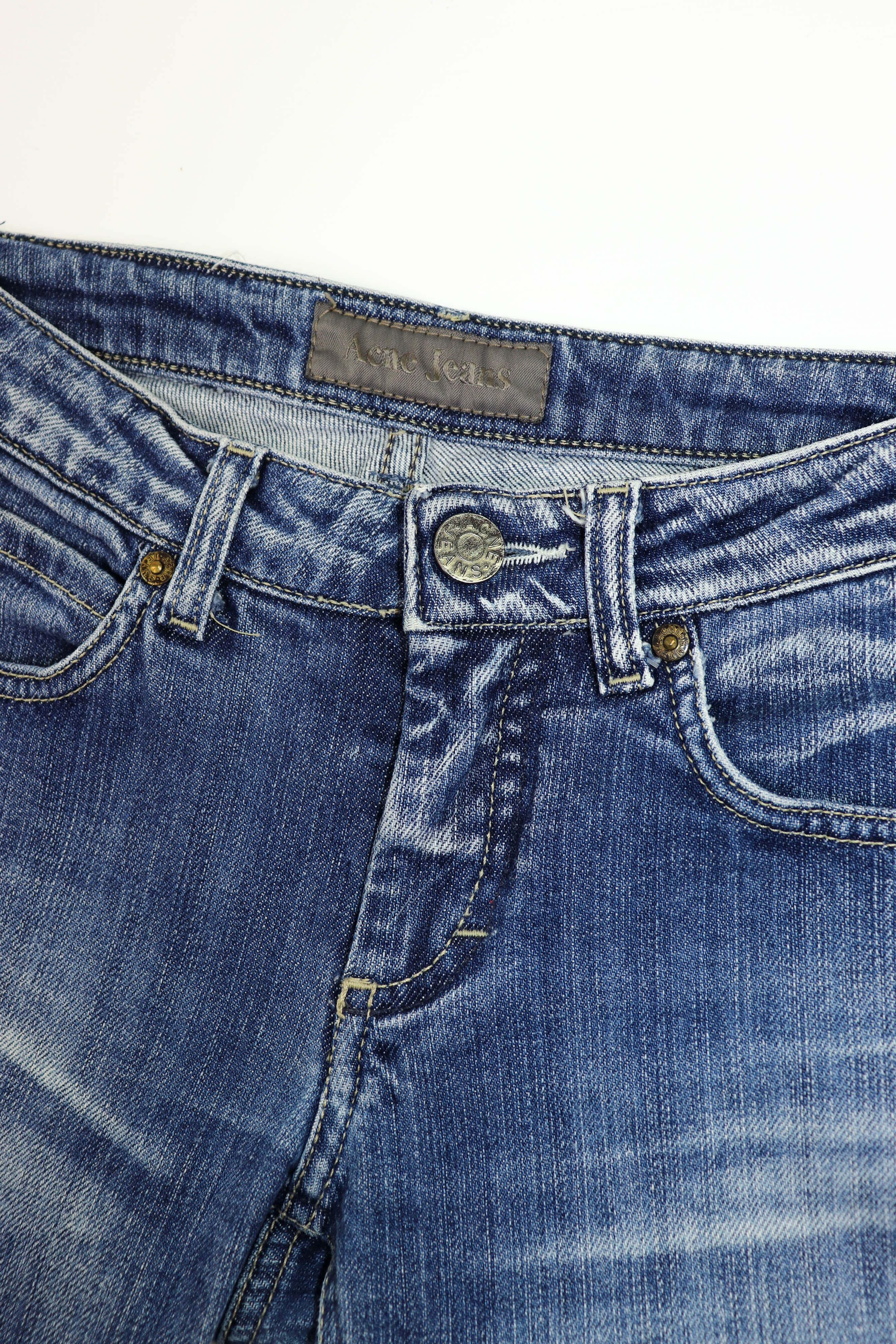 Acne Studios Acne Jeans Women’s Hep Pure Faded Indigo Blue Denim Jeans Size 27" / US 4 / IT 40 - 7 Thumbnail