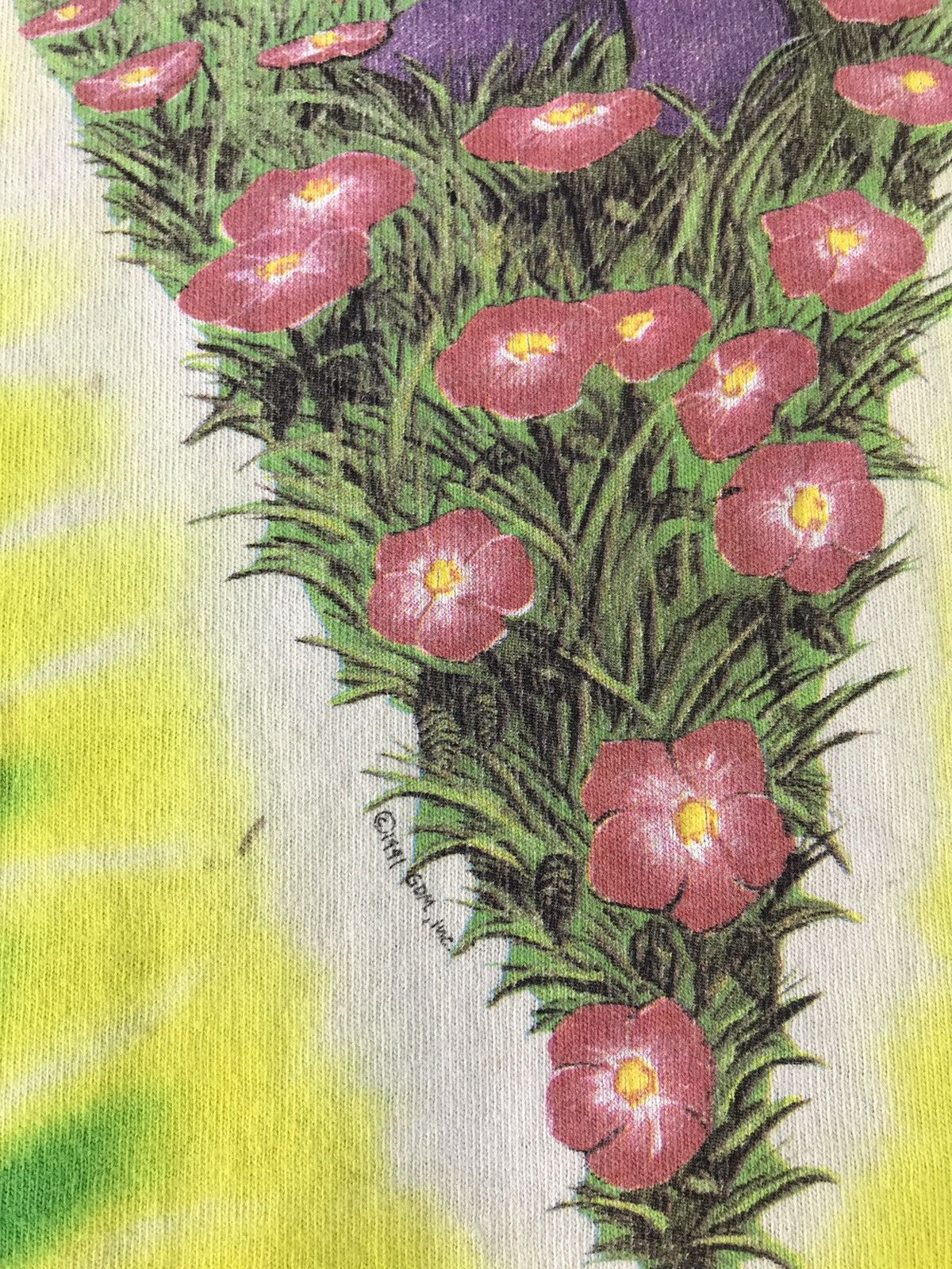 Band Tees × Grateful Dead 90s Grateful Dead Joker Clown Tye Dye V Fold Multicolor Tee Size US XL / EU 56 / 4 - 13 Thumbnail