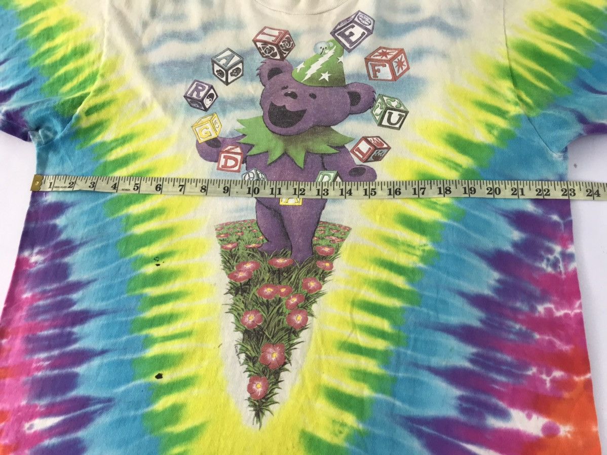 Band Tees × Grateful Dead 90s Grateful Dead Joker Clown Tye Dye V Fold Multicolor Tee Size US XL / EU 56 / 4 - 7 Thumbnail