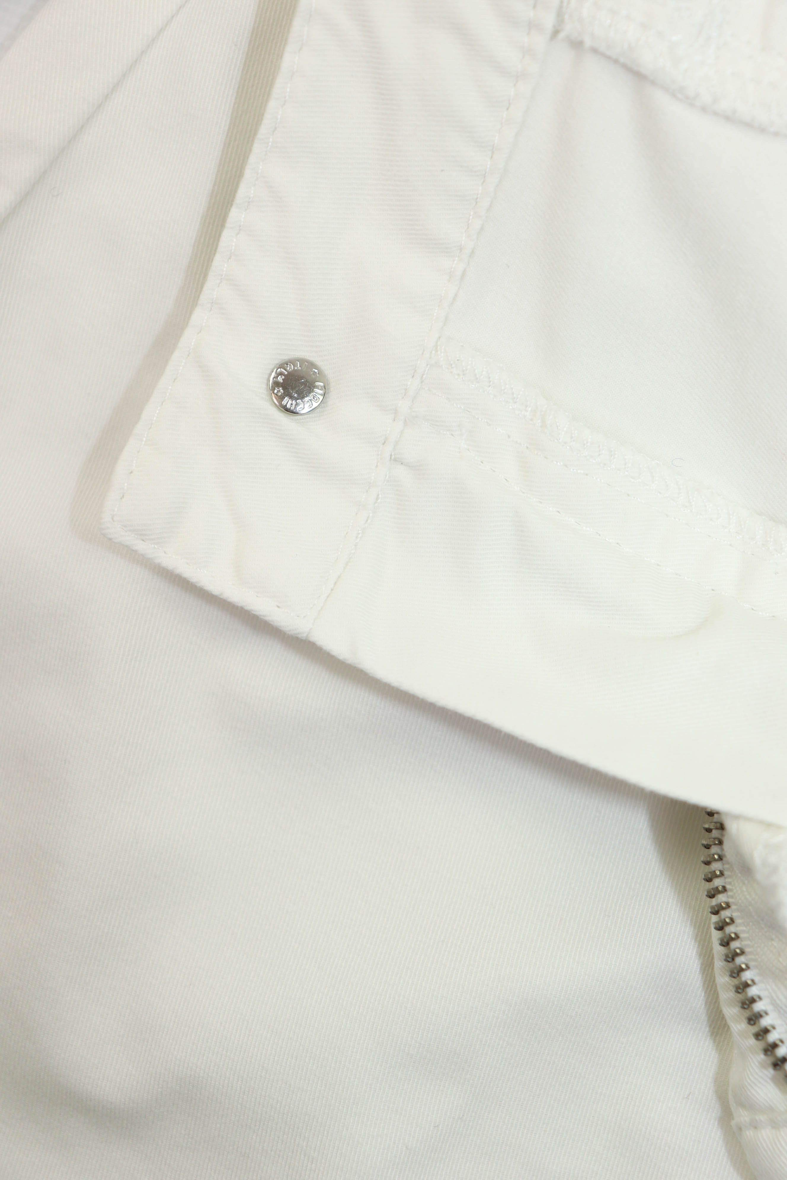 Frankie Morello Frankie Morello Milan Vintage White Skinny Fit Jeans Pants Size 31" - 10 Thumbnail