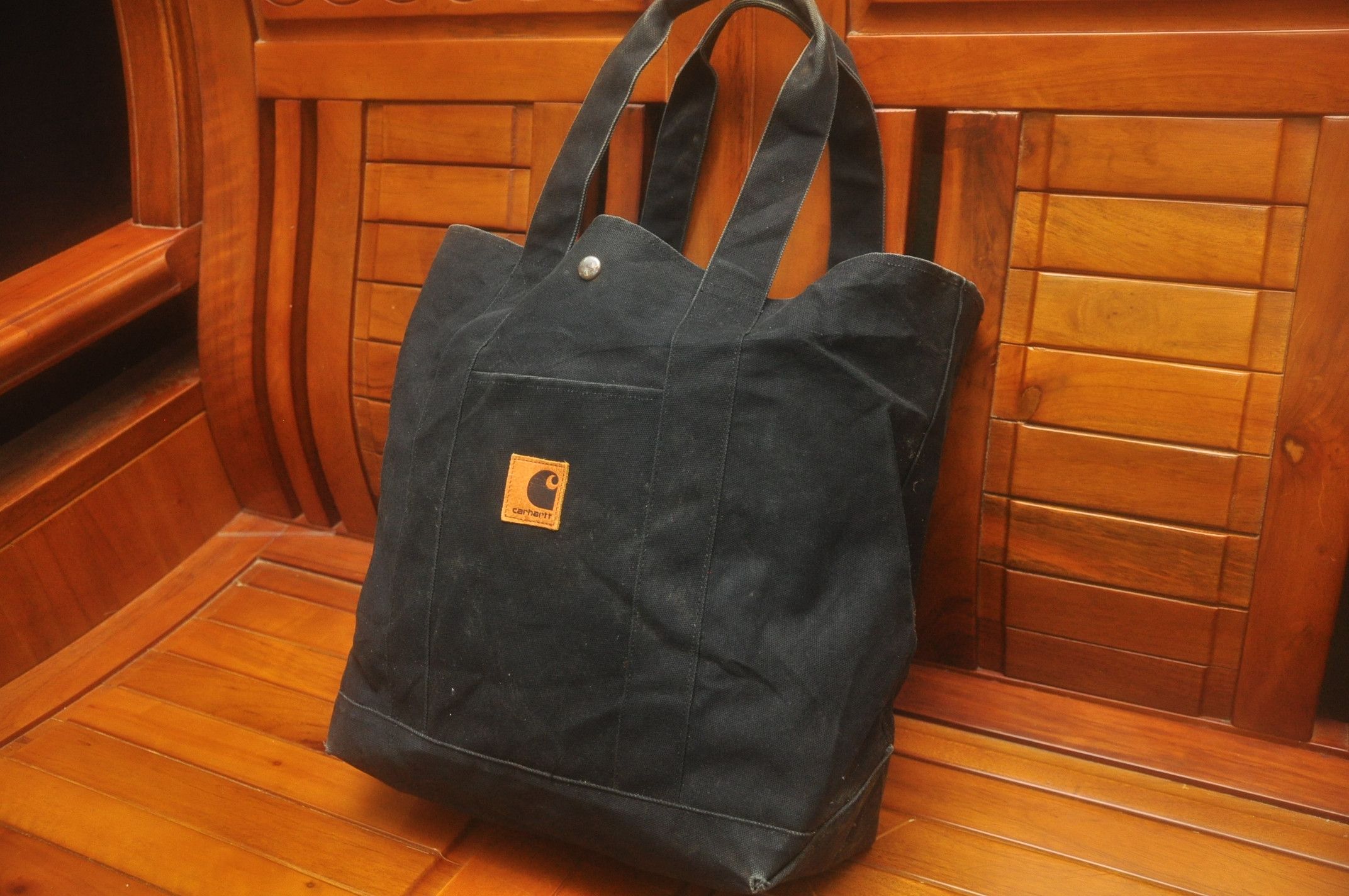 Carhartt Vintage Carhatt Canvas Bag Designer Fashion Style Size ONE SIZE - 2 Thumbnail