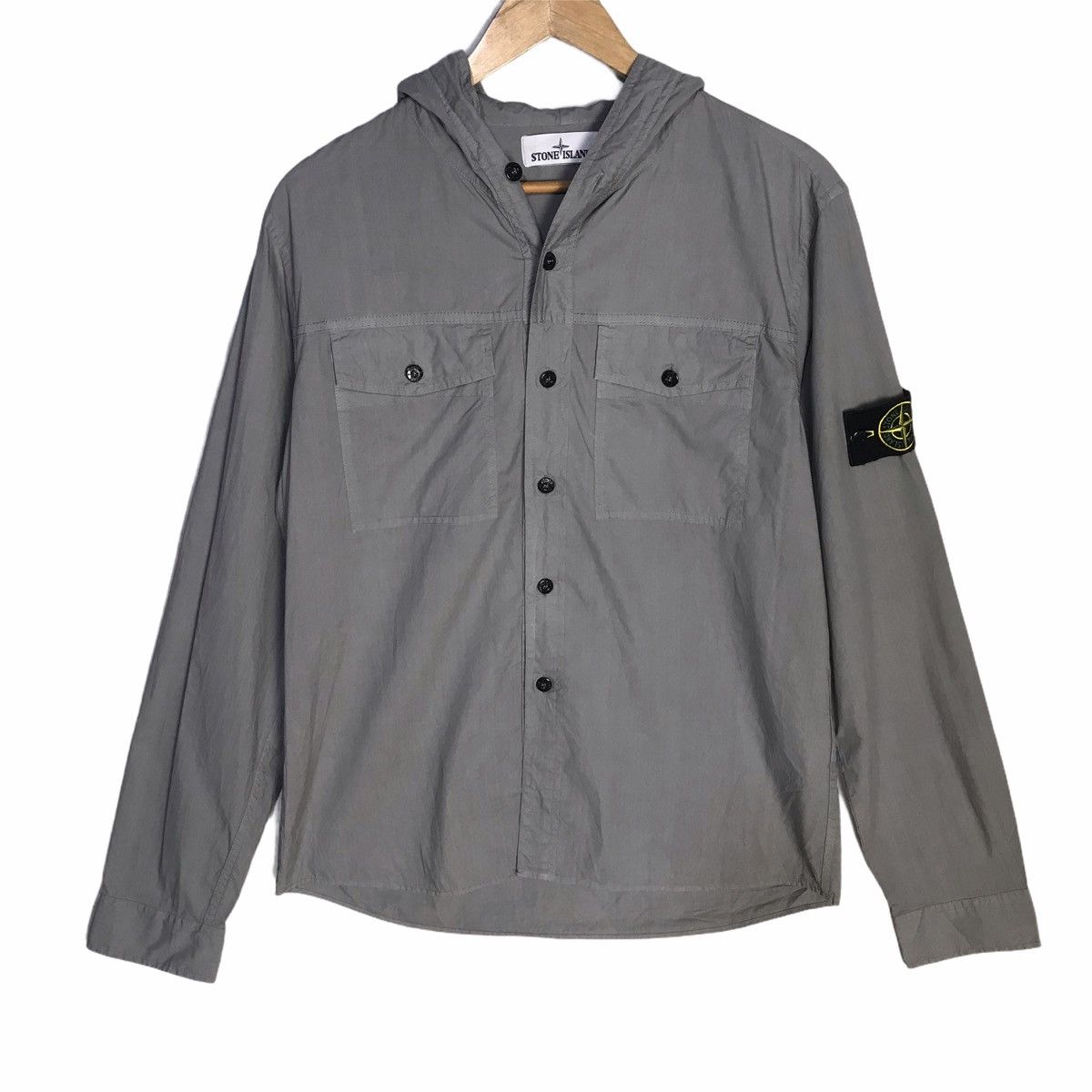 Stone Island Stone island spring summer 2014 hooded button up shirt Size US L / EU 52-54 / 3 - 1 Thumbnail