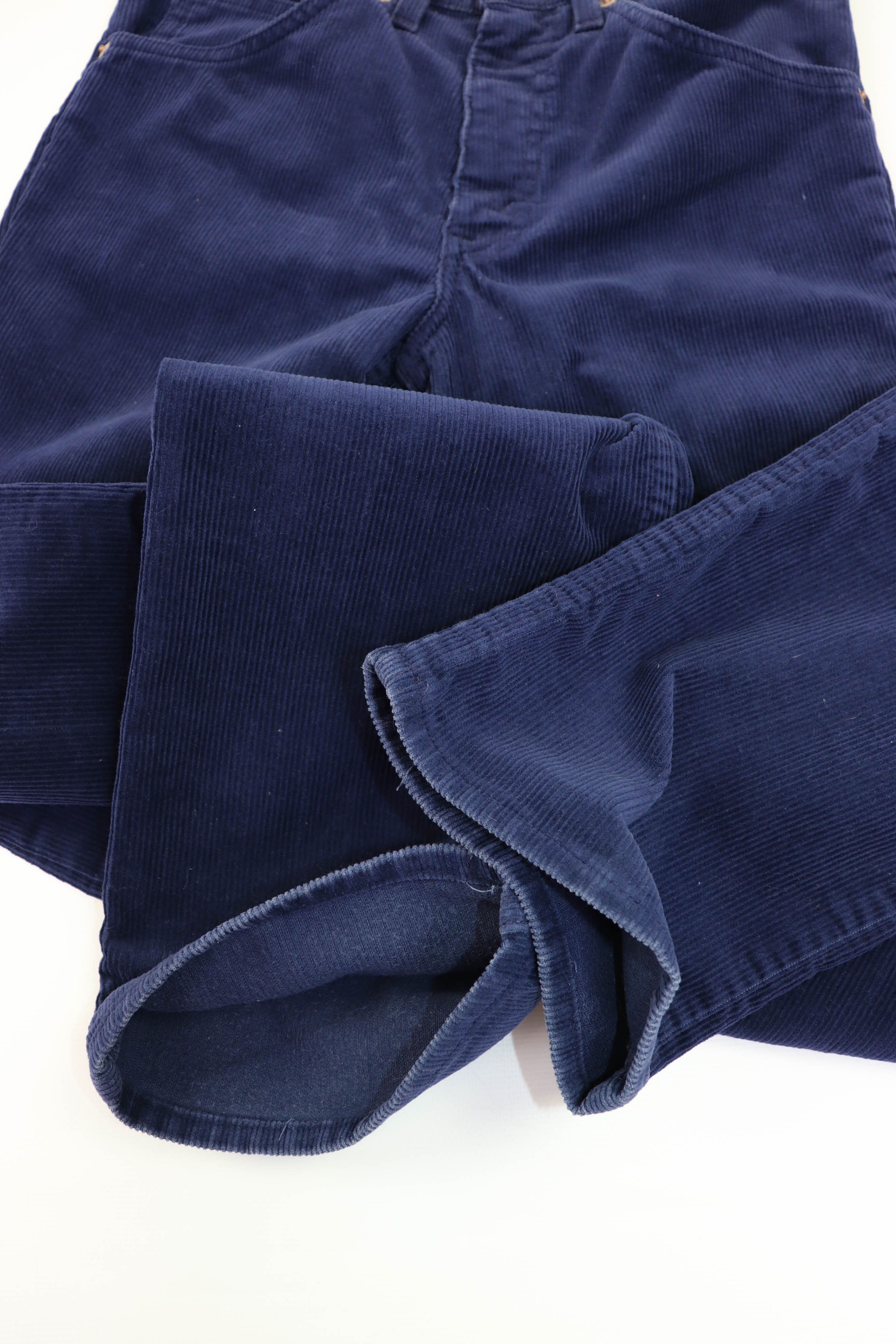 Levi's × Levi's Vintage Clothing × Vintage Levi’s Vintage White Tab Navy Blue Corduroy Trousers Pants Size 27" / US 4 / IT 40 - 6 Thumbnail