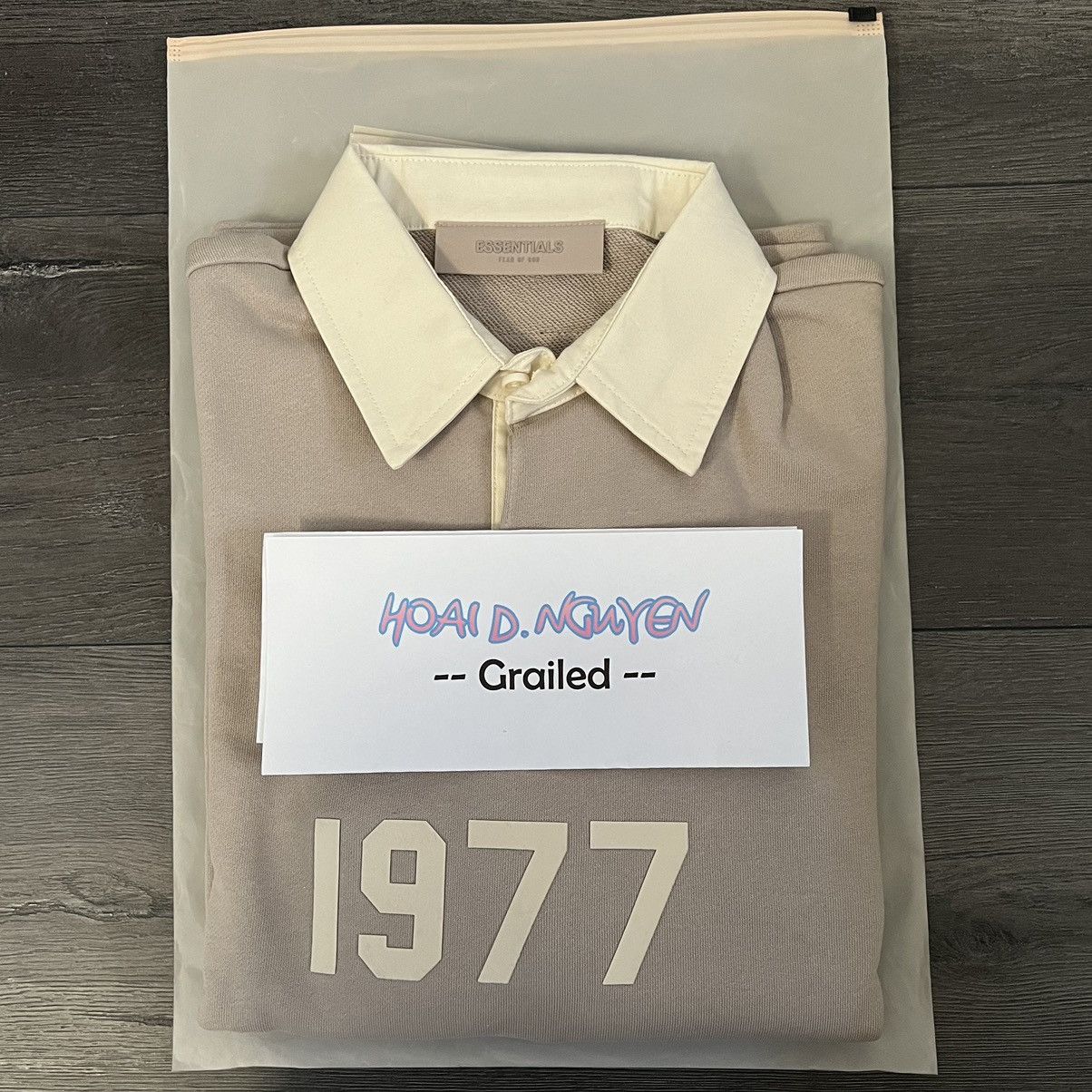 Fear of God Fear Of God Essentials Kids Henley Rugby | Grailed