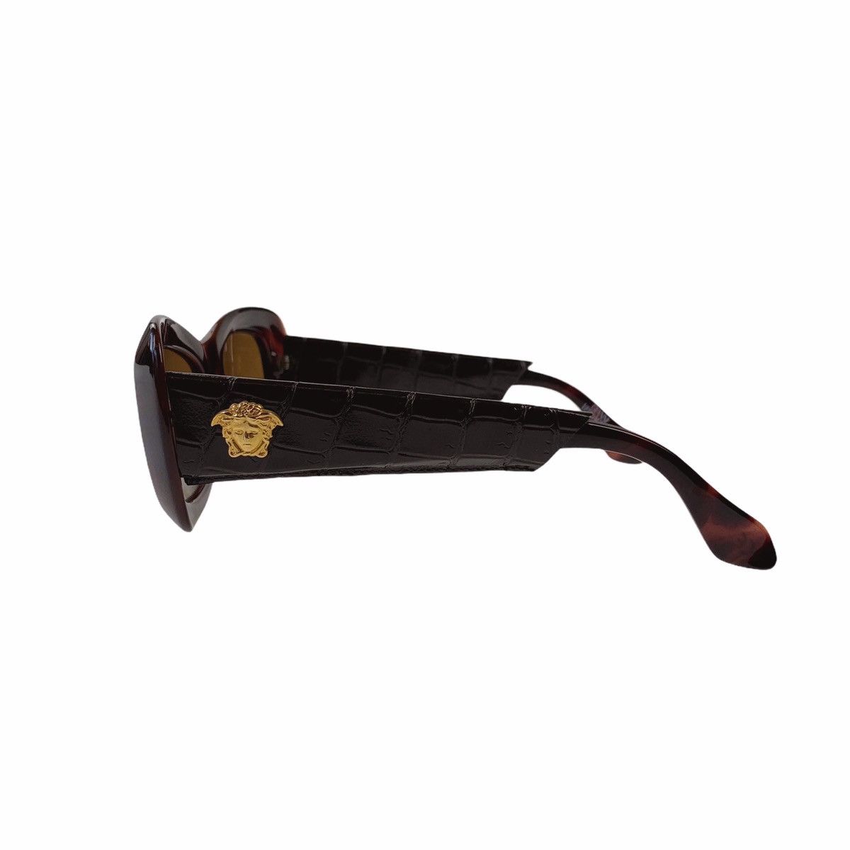 Versace Versace MOD 417/P COL 900 Croc Leather Sunglasses Size ONE SIZE - 3 Thumbnail