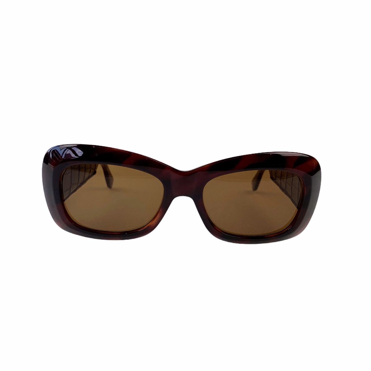 Versace Versace MOD 417/P COL 900 Croc Leather Sunglasses Size ONE SIZE - 2 Thumbnail