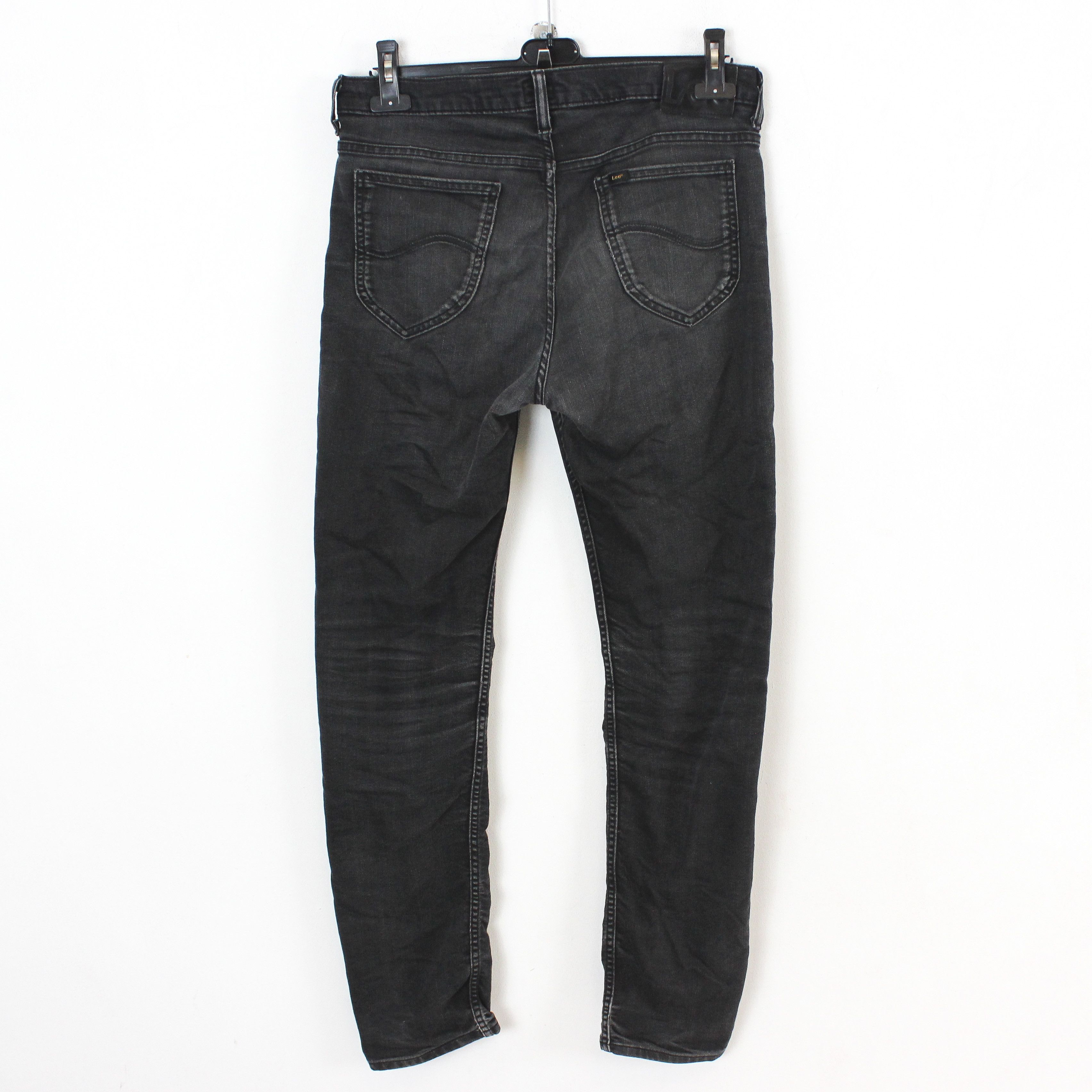 Lee Rider Mens W33 L32 Slim Straight Jeans Denim Pants Trousers Size US 33 - 3 Thumbnail