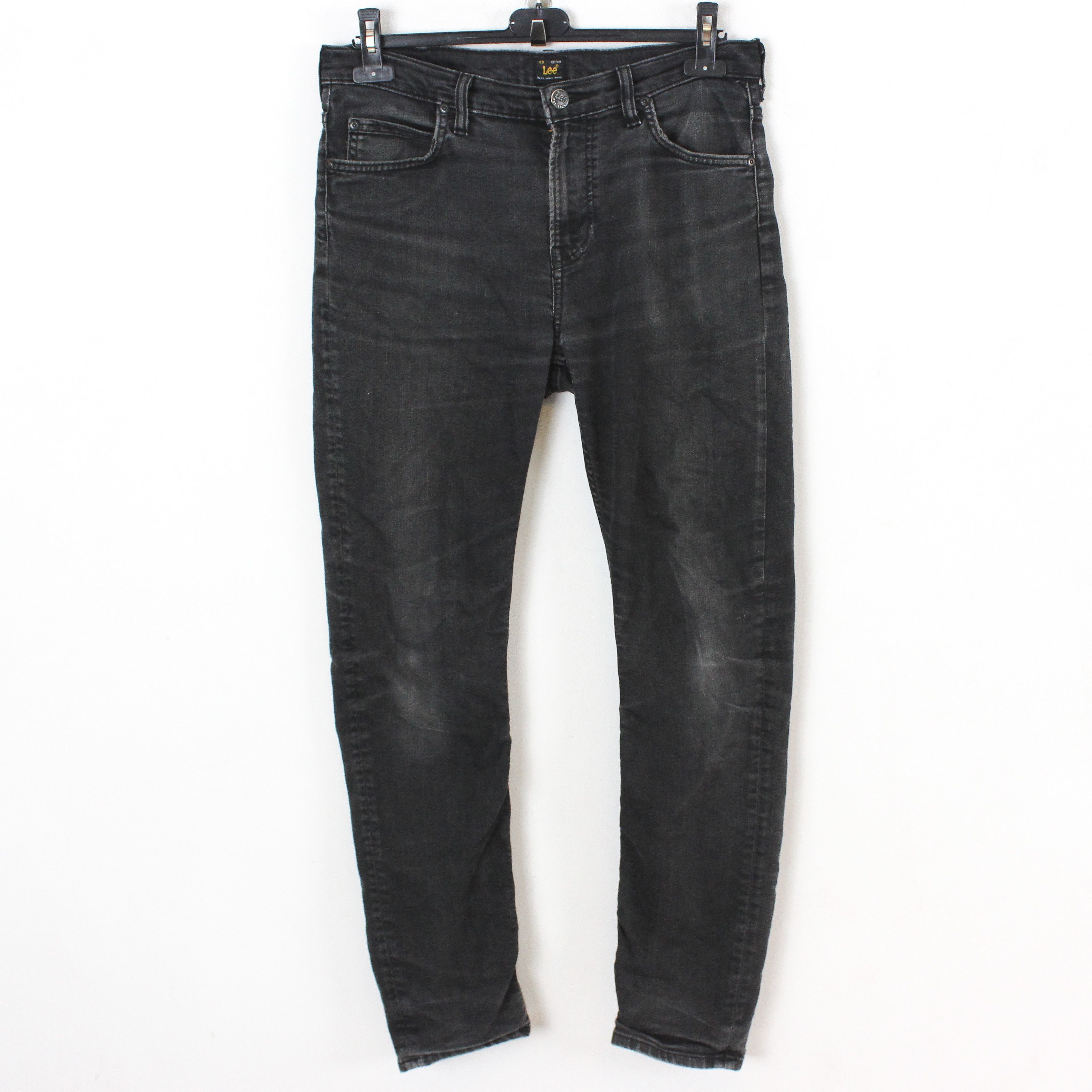 Lee Rider Mens W33 L32 Slim Straight Jeans Denim Pants Trousers Size US 33 - 1 Thumbnail