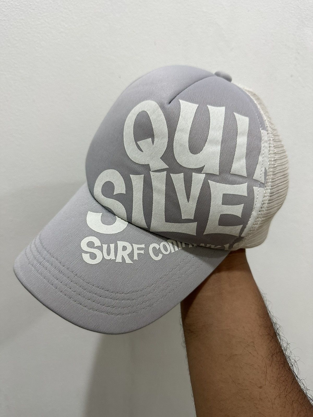 Quicksilver × Vintage 🔥Vintage🔥 Quicksilver Trucker Hat Size ONE SIZE - 1 Thumbnail