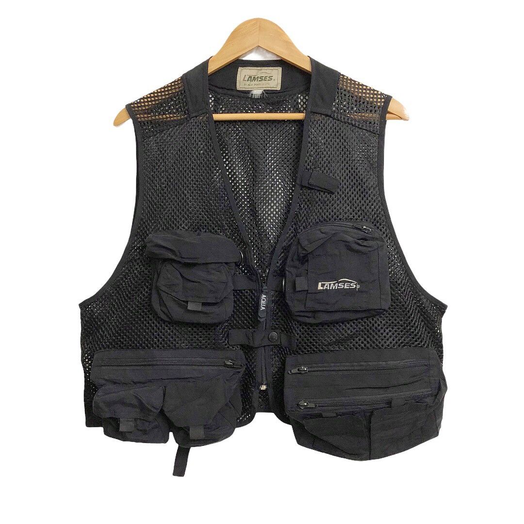 Japanese Brand 00's LAMSES Tactical Vest Jacket Size US M / EU 48-50 / 2 - 7 Thumbnail