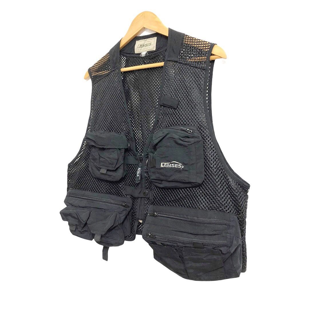 Japanese Brand 00's LAMSES Tactical Vest Jacket Size US M / EU 48-50 / 2 - 8 Thumbnail