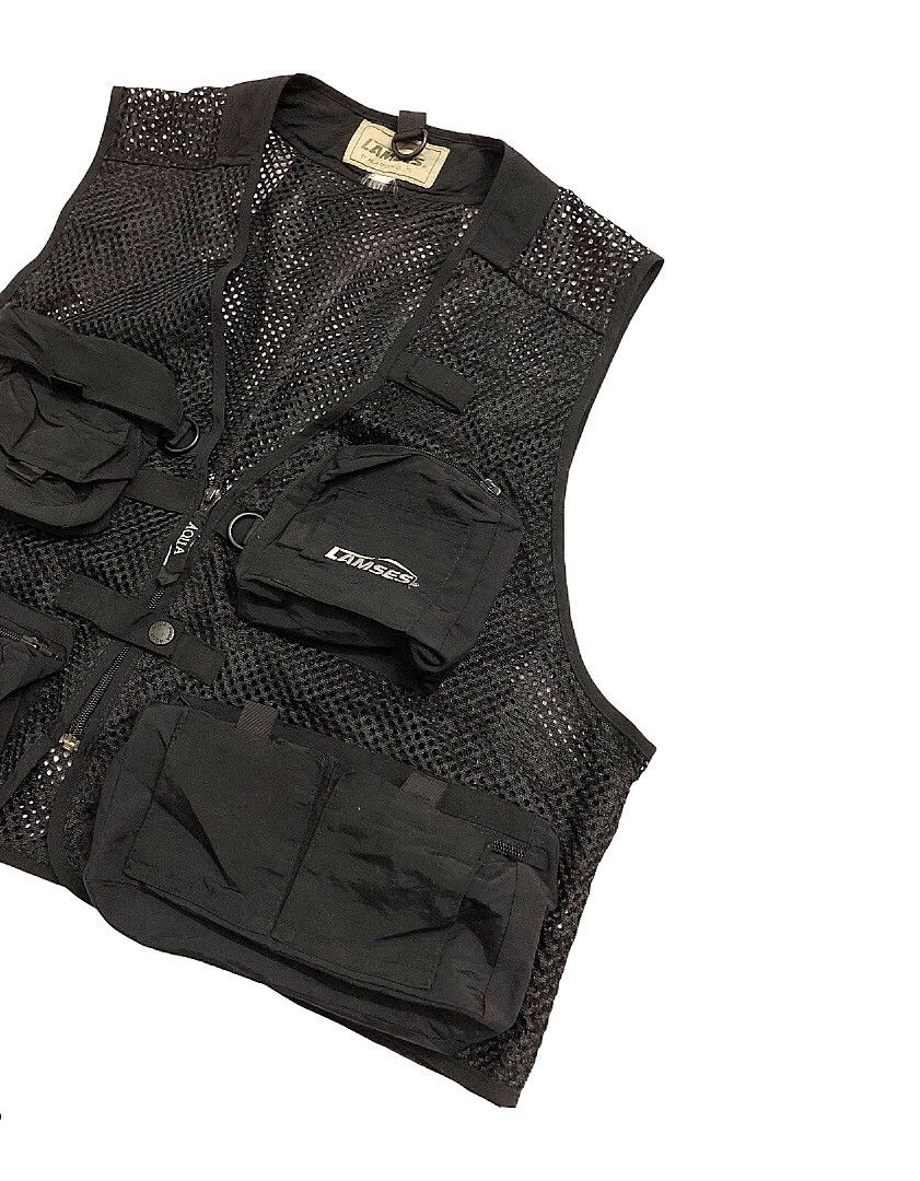 Japanese Brand 00's LAMSES Tactical Vest Jacket Size US M / EU 48-50 / 2 - 5 Thumbnail