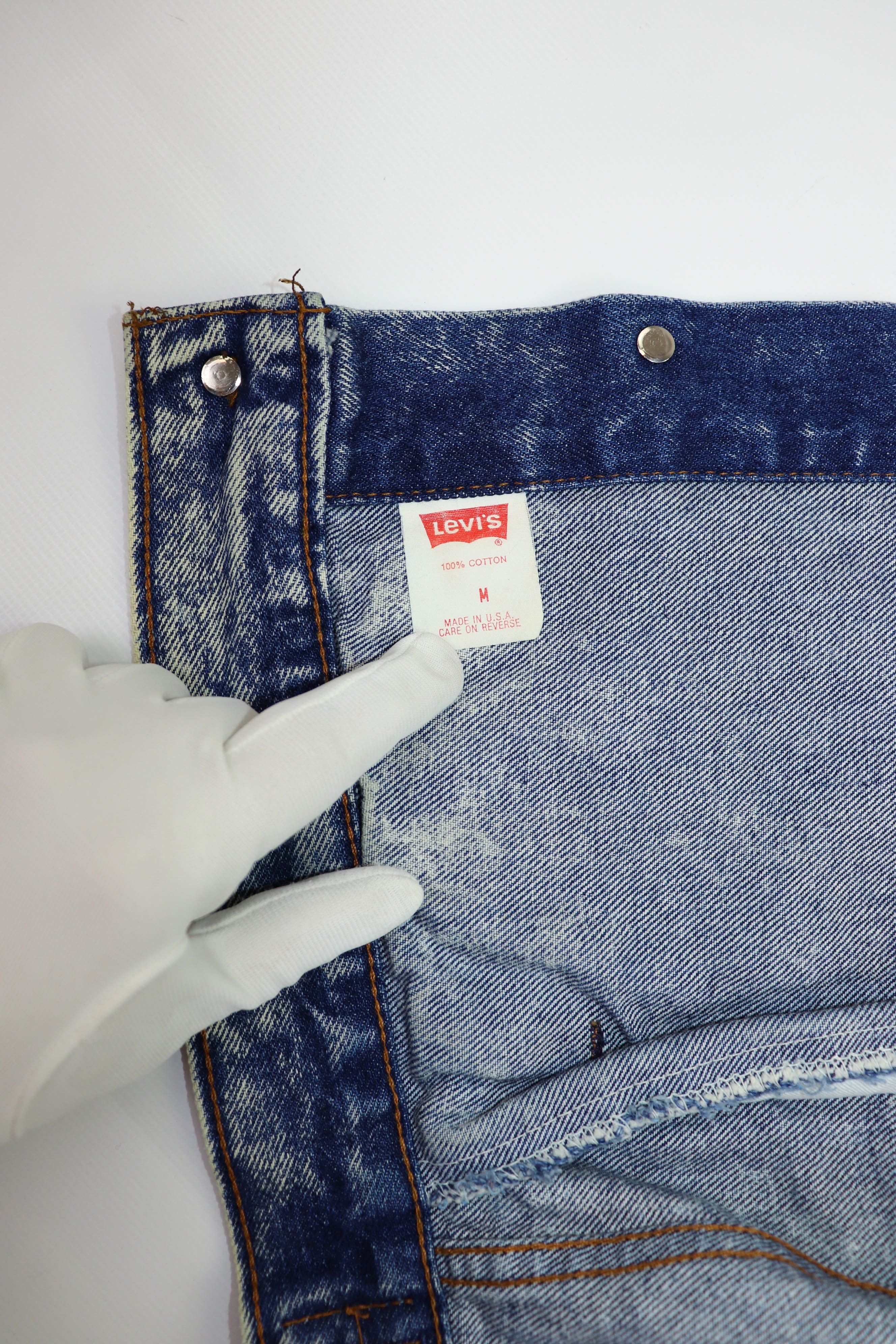 Levi's Levi’s Vintage Made in USA Acid Washed Faded Denim Jacket Size M / US 6-8 / IT 42-44 - 19 Thumbnail