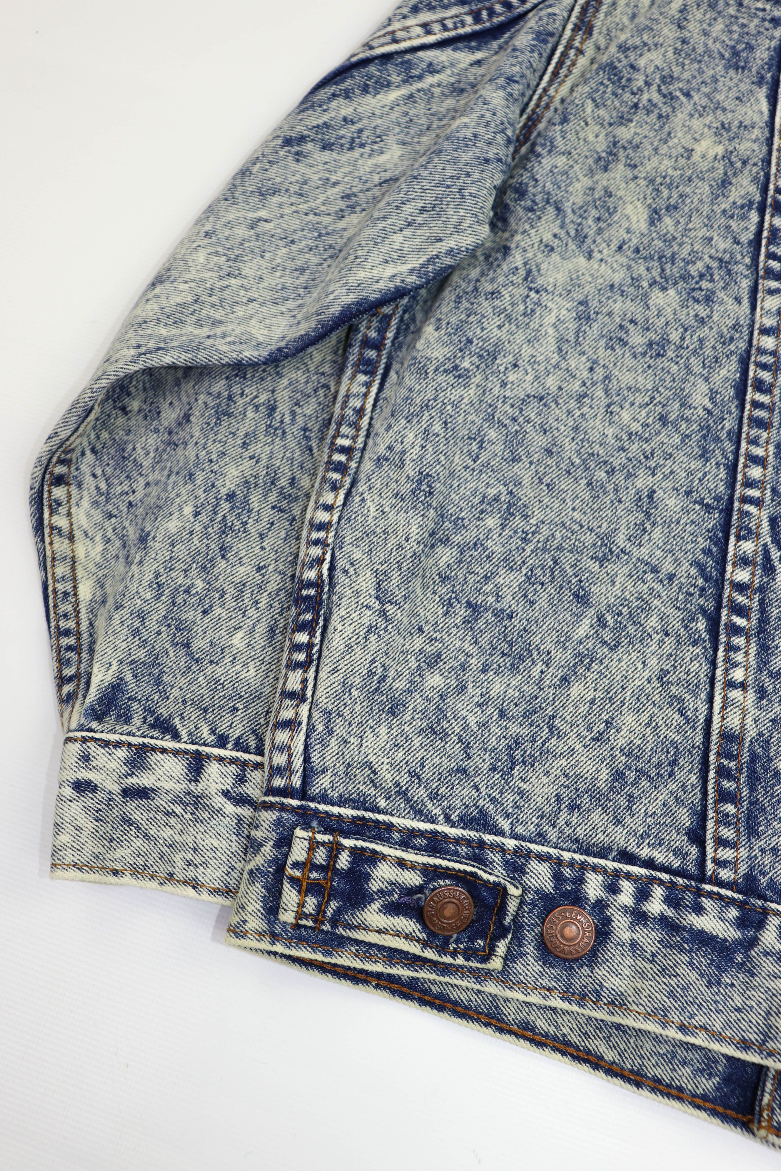Levi's Levi’s Vintage Made in USA Acid Washed Faded Denim Jacket Size M / US 6-8 / IT 42-44 - 15 Thumbnail