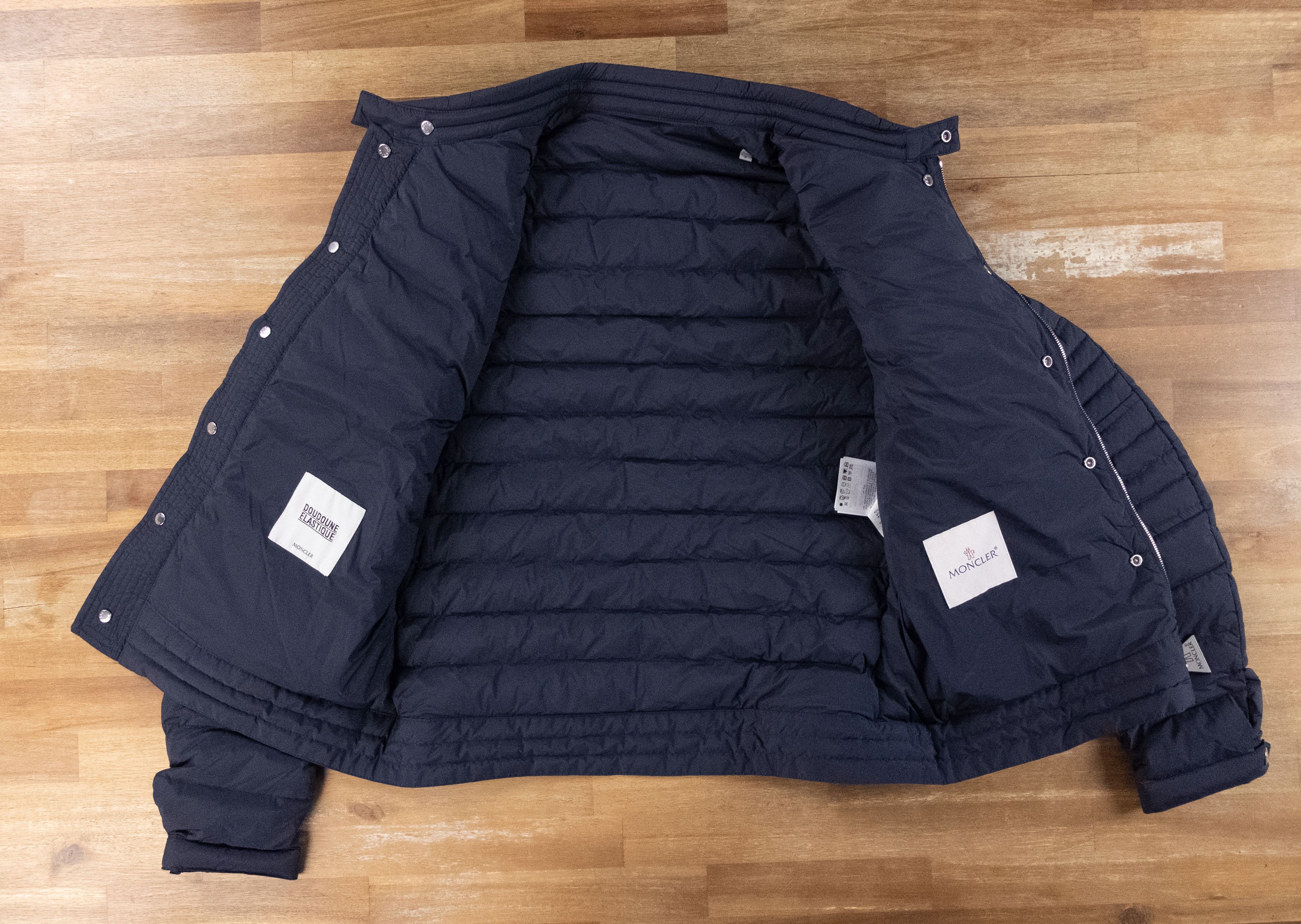Moncler MONCLER Barral navy blue quilted down puffer jacket - M /2 Size US M / EU 48-50 / 2 - 8 Thumbnail