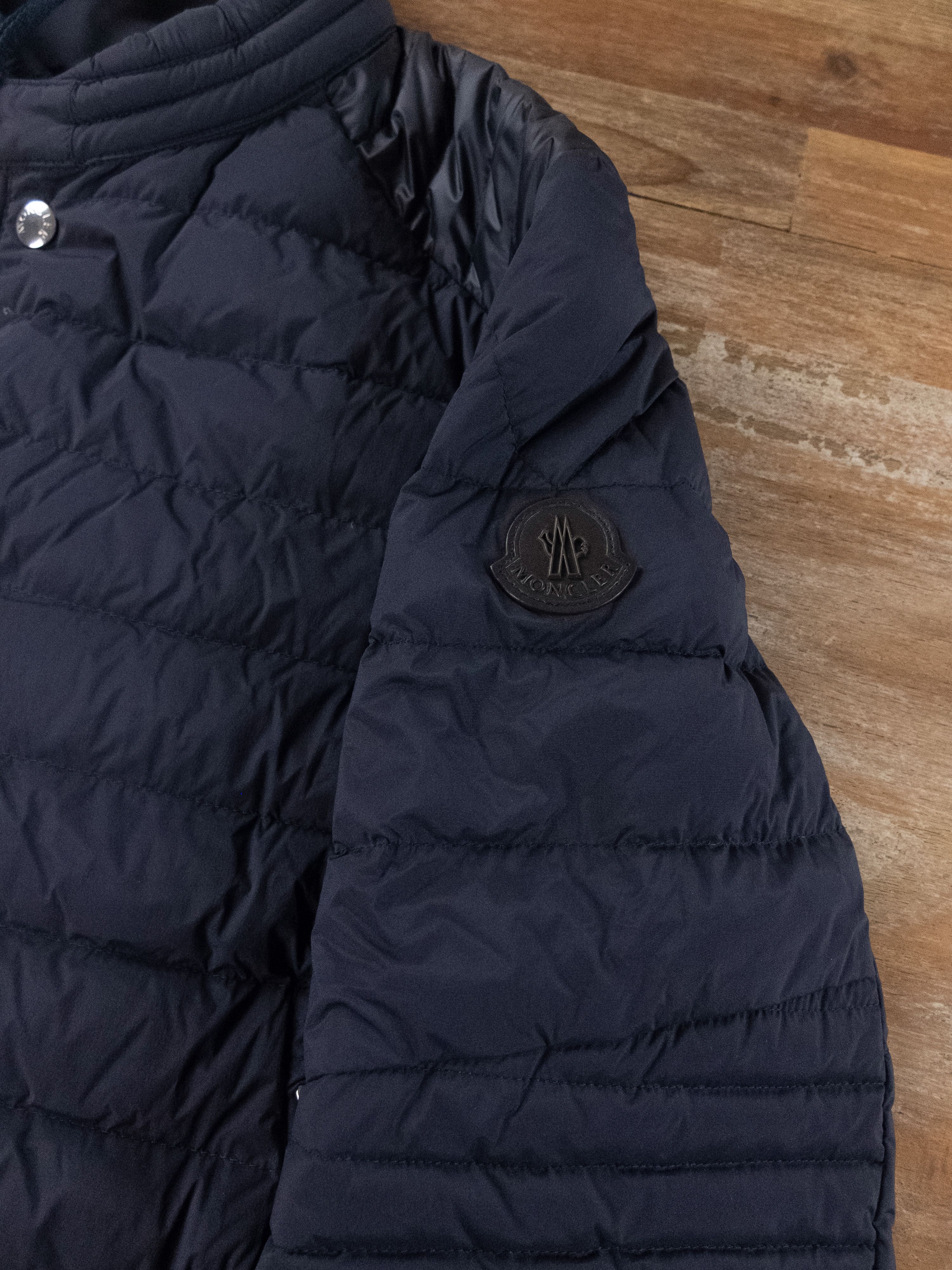 Moncler MONCLER Barral navy blue quilted down puffer jacket - M /2 Size US M / EU 48-50 / 2 - 7 Thumbnail