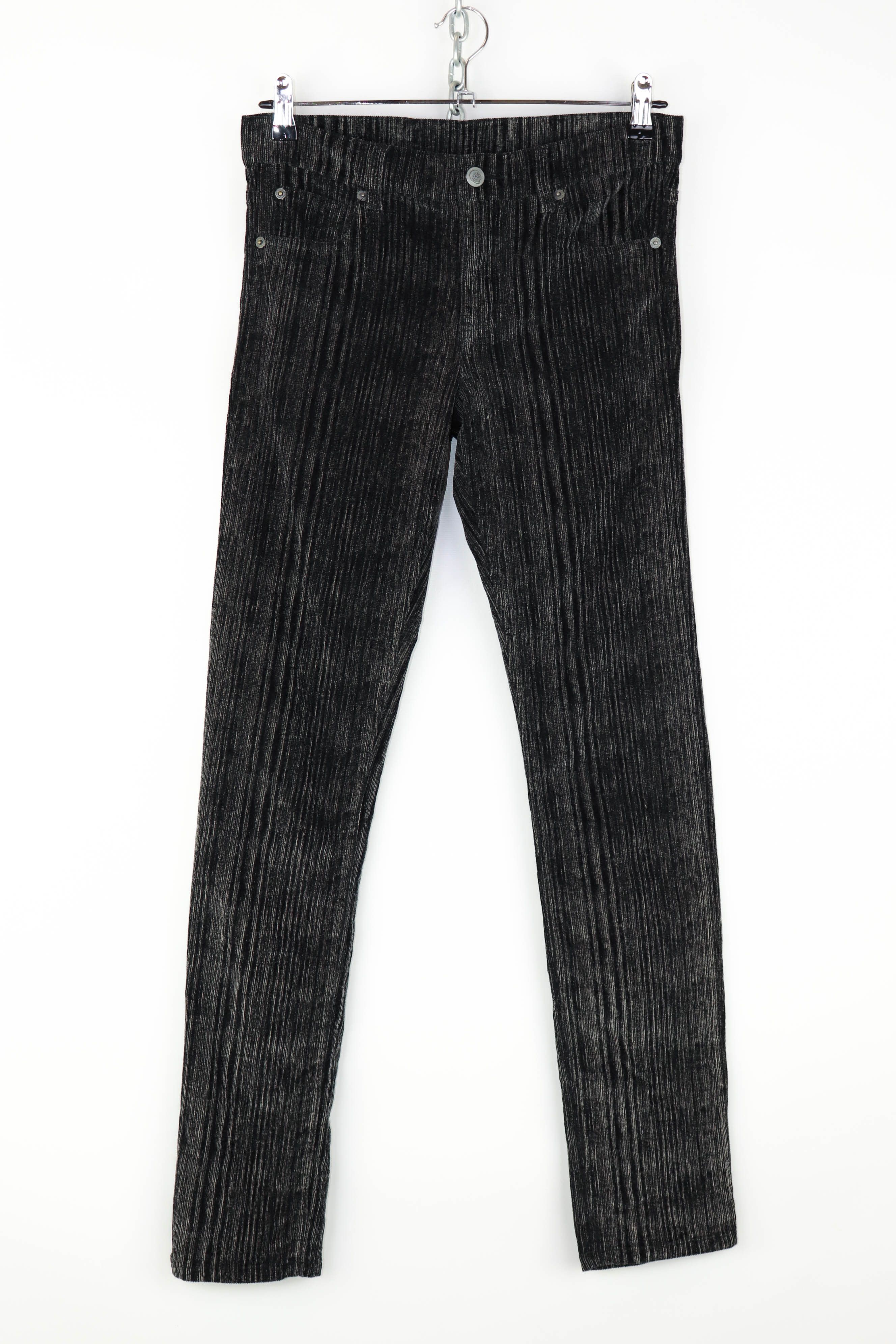 Cheap Monday Cheap Monday Women’s Striped Gray Corduroy Jeans Pants Size 29" - 2 Thumbnail