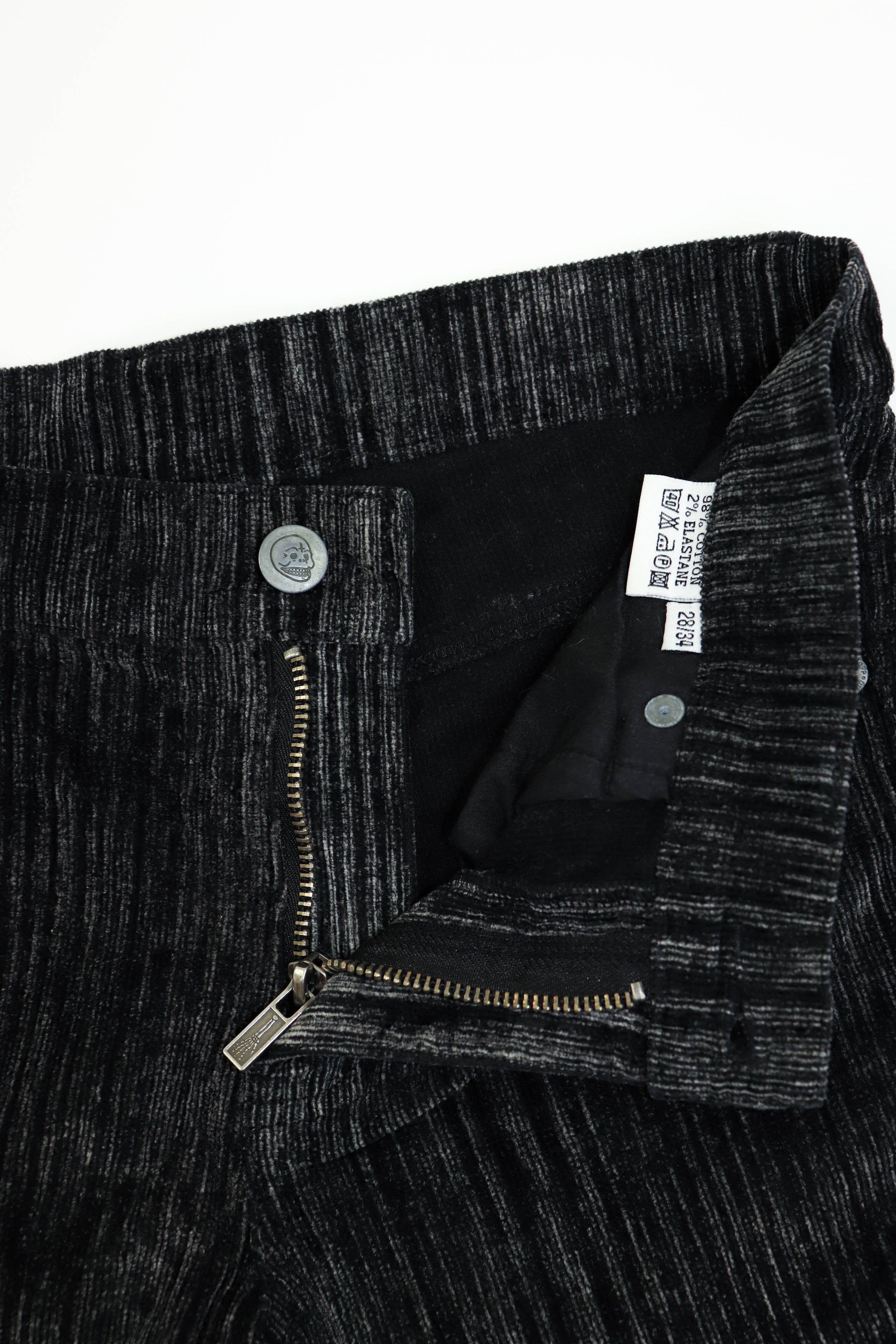 Cheap Monday Cheap Monday Women’s Striped Gray Corduroy Jeans Pants Size 29" - 8 Thumbnail