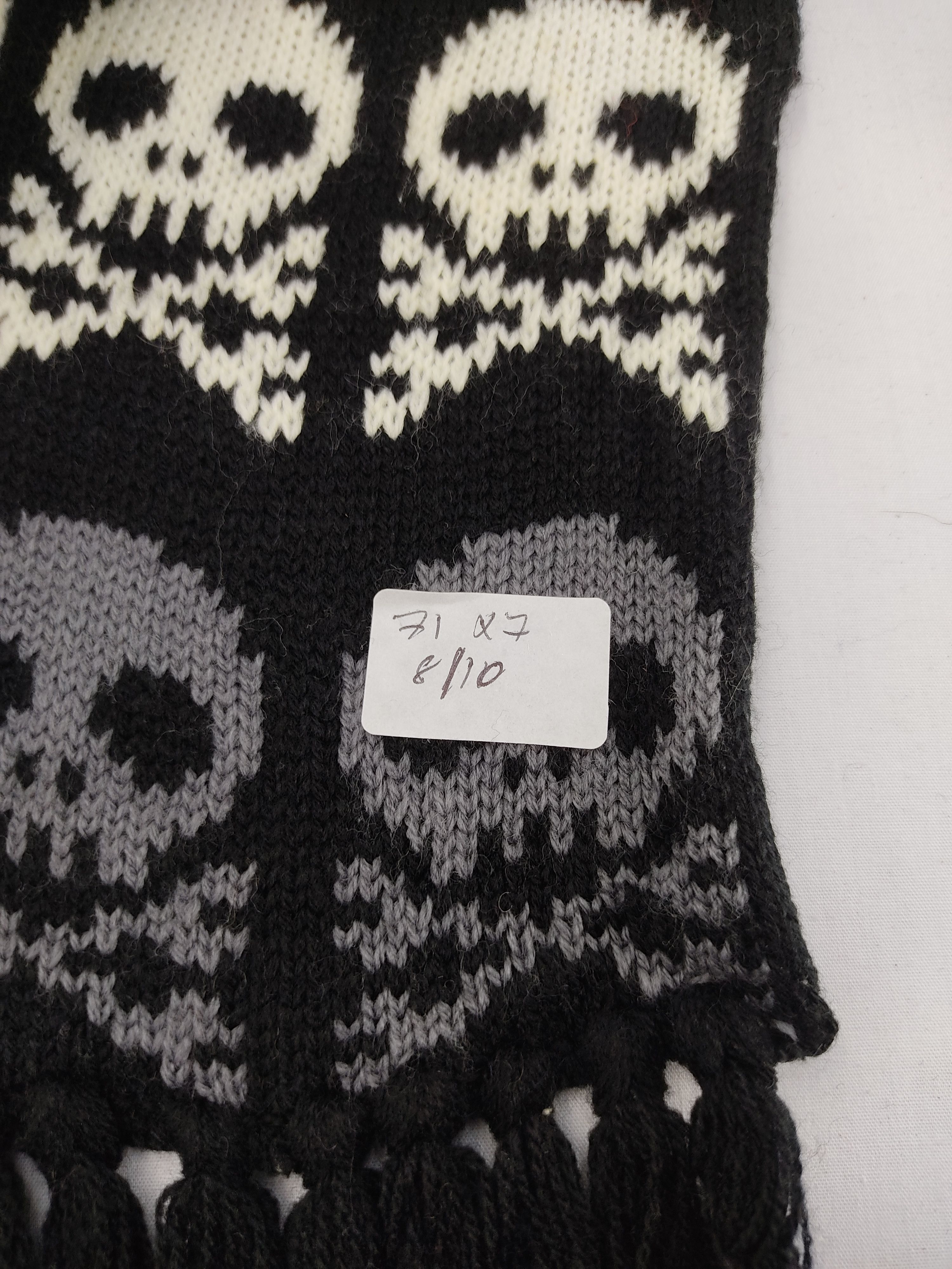 Japanese Brand × Vintage Vintage Skull Scarf / Muffler / Neckwear Size ONE SIZE - 8 Thumbnail