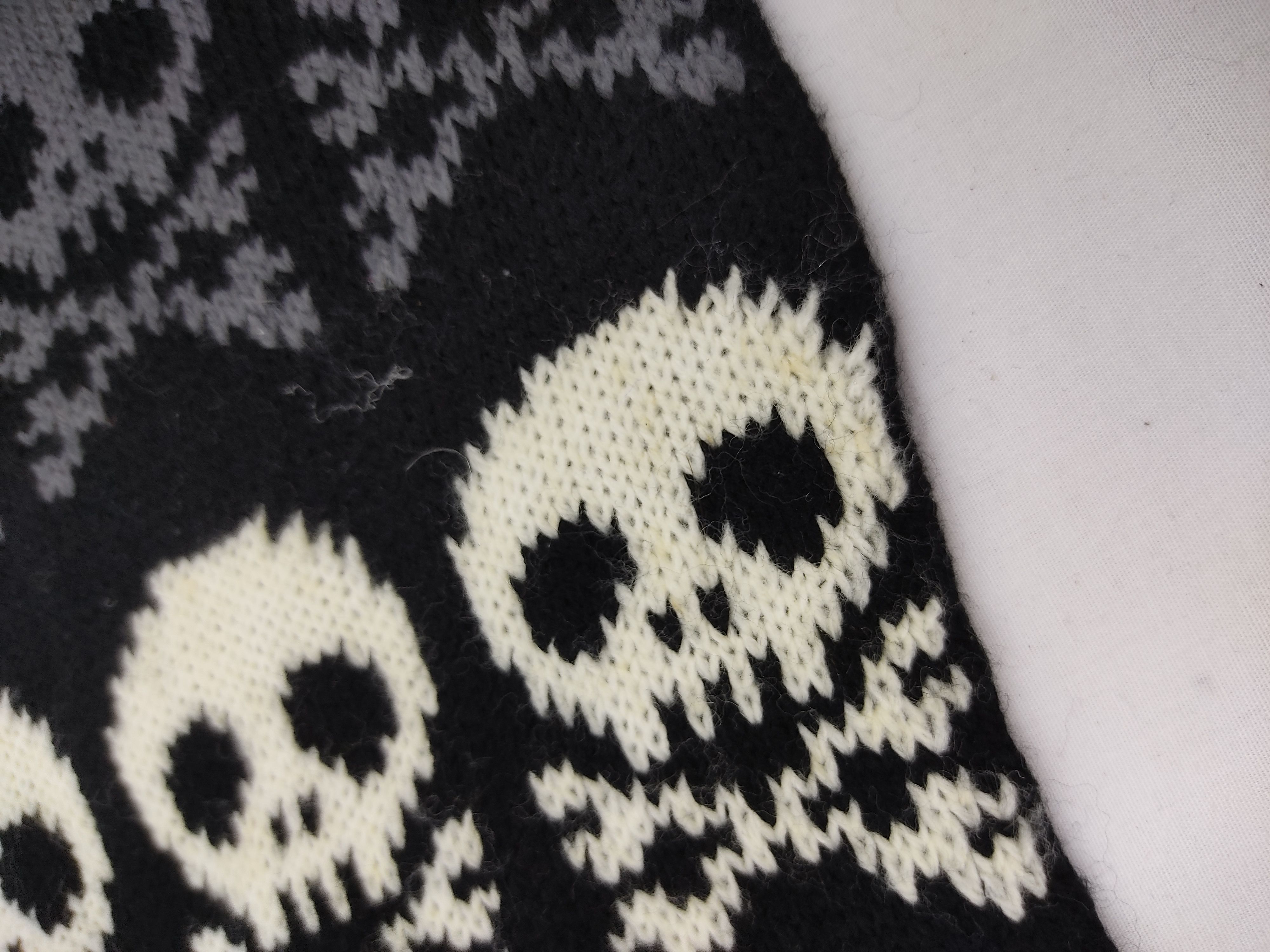 Japanese Brand × Vintage Vintage Skull Scarf / Muffler / Neckwear Size ONE SIZE - 6 Thumbnail