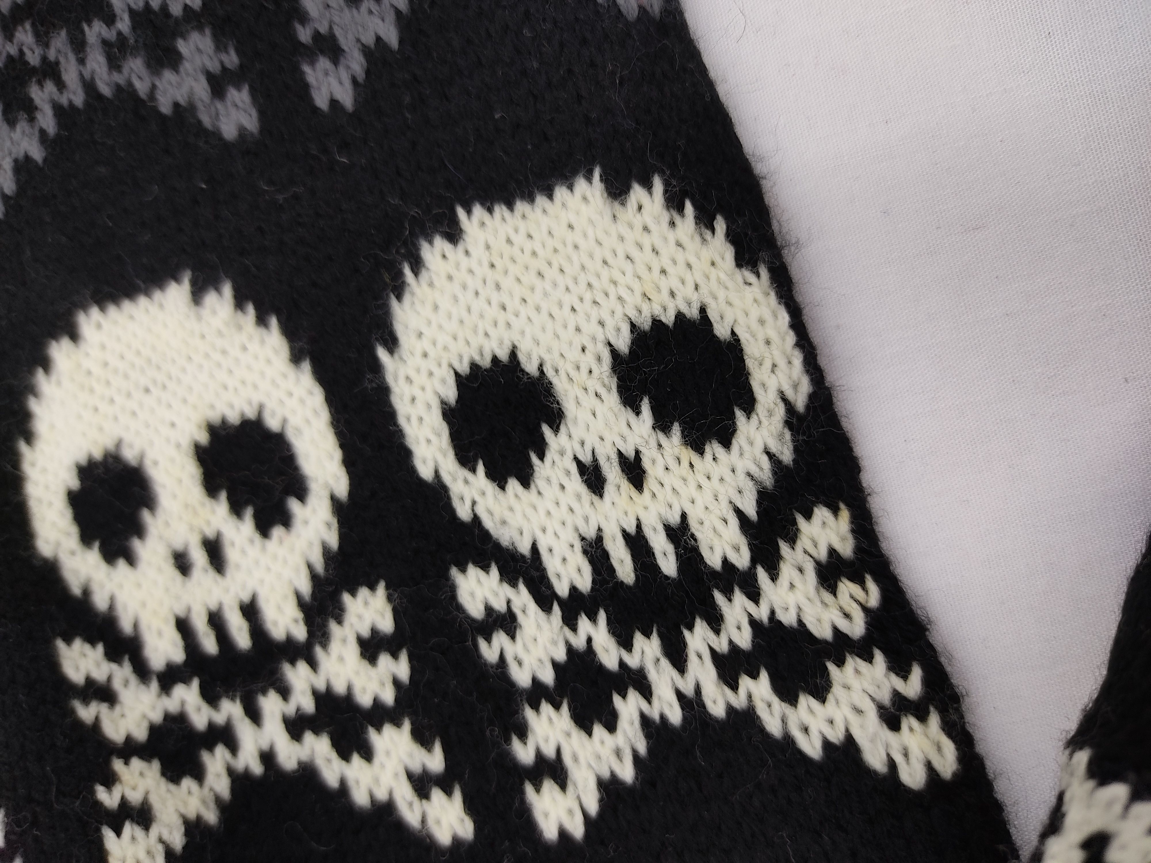 Japanese Brand × Vintage Vintage Skull Scarf / Muffler / Neckwear Size ONE SIZE - 7 Thumbnail
