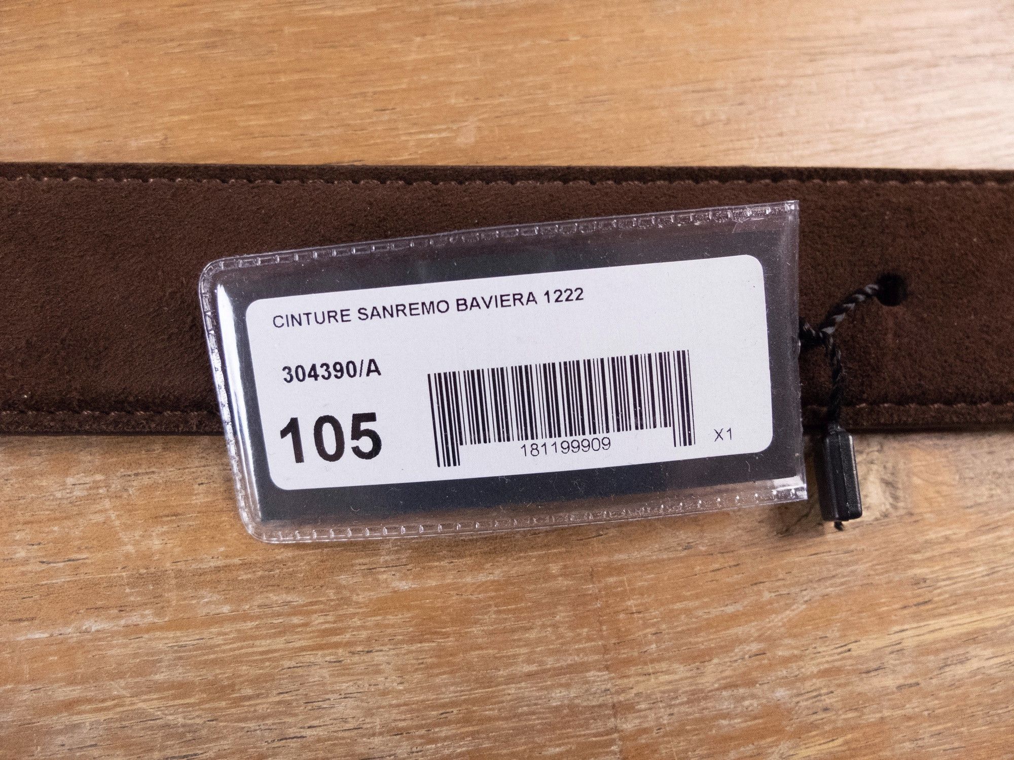 Moreschi MORESCHI brown suede belt 105 / 40 - fits 39 40 inch waist Size 40 - 4 Thumbnail