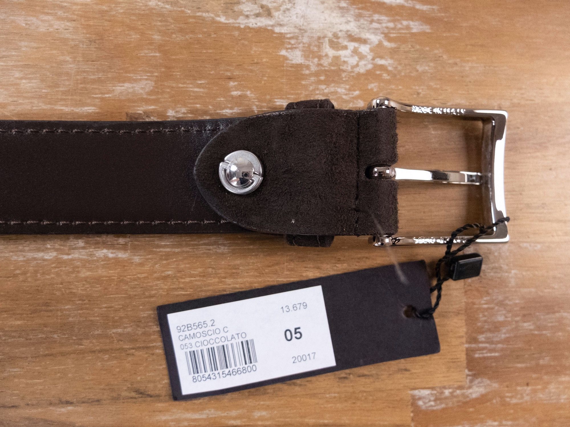 Barrett BARRETT Italy brown suede belt 105 fits size 40 waist best Size 40 - 4 Thumbnail