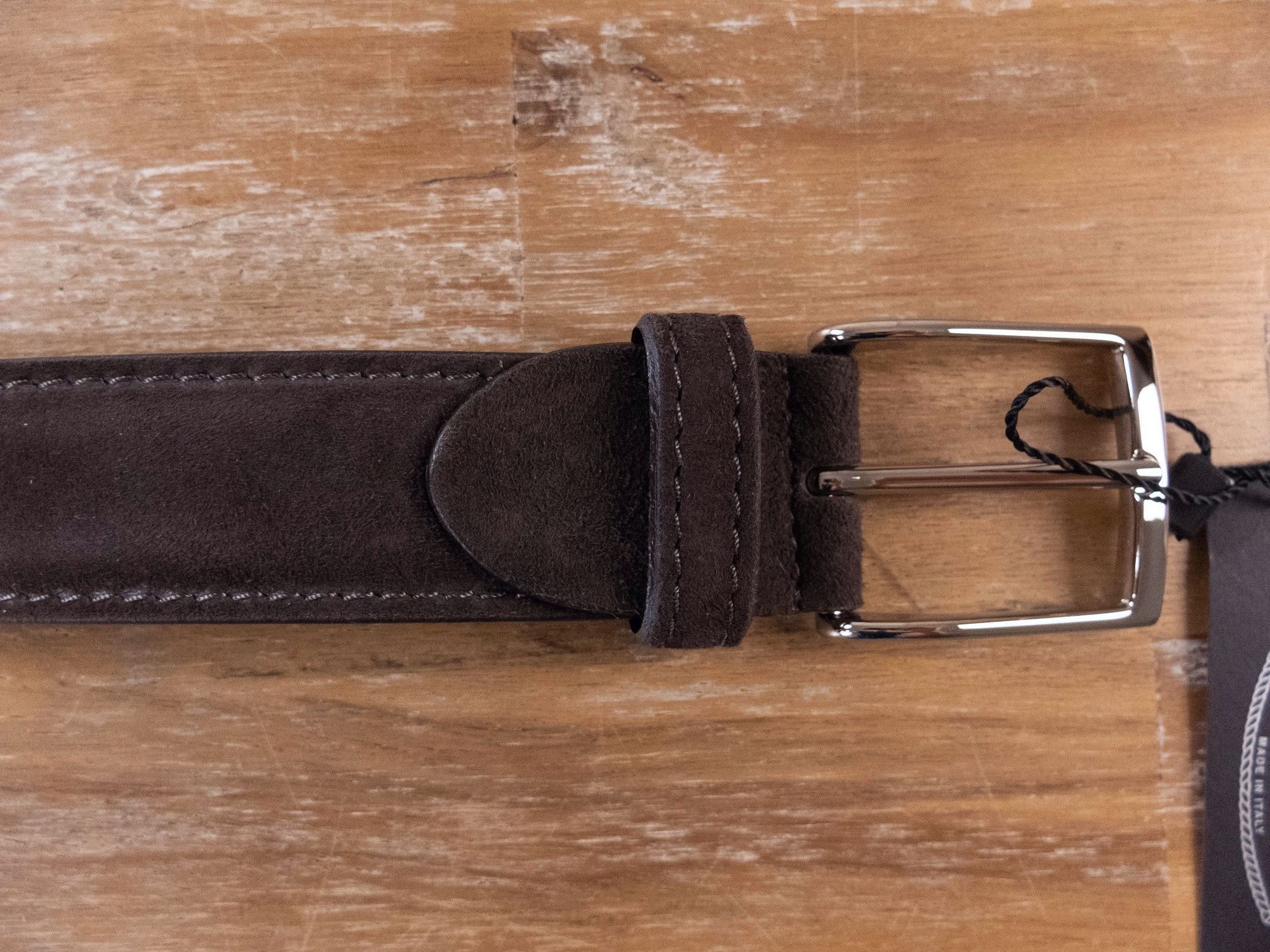 Barrett BARRETT Italy brown suede belt 105 fits size 40 waist best Size 40 - 2 Thumbnail