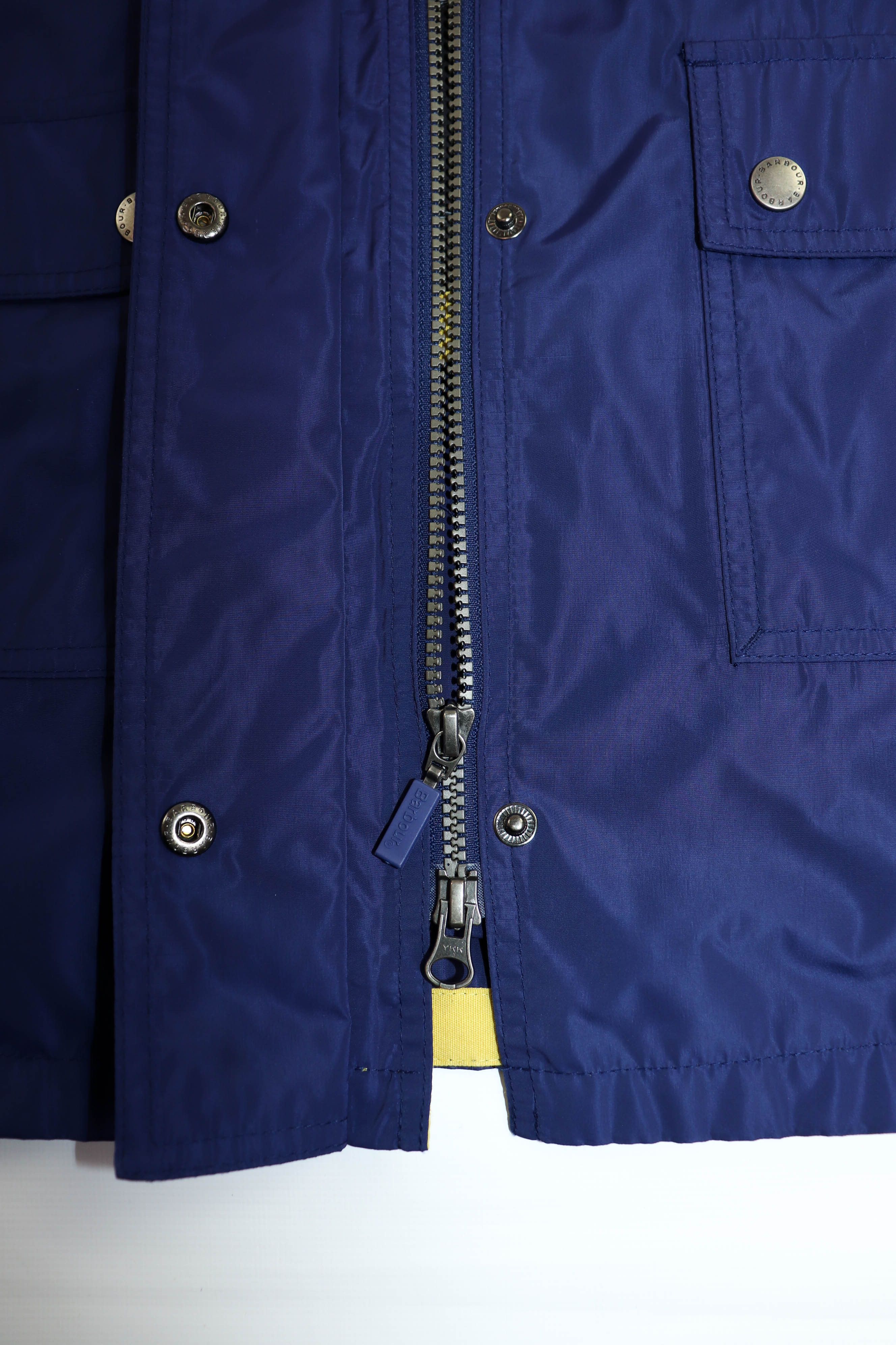 Barbour Barbour SS16 Women's Dark Blue Nylon Hackamore Parka Jacket Size S / US 4 / IT 40 - 10 Thumbnail