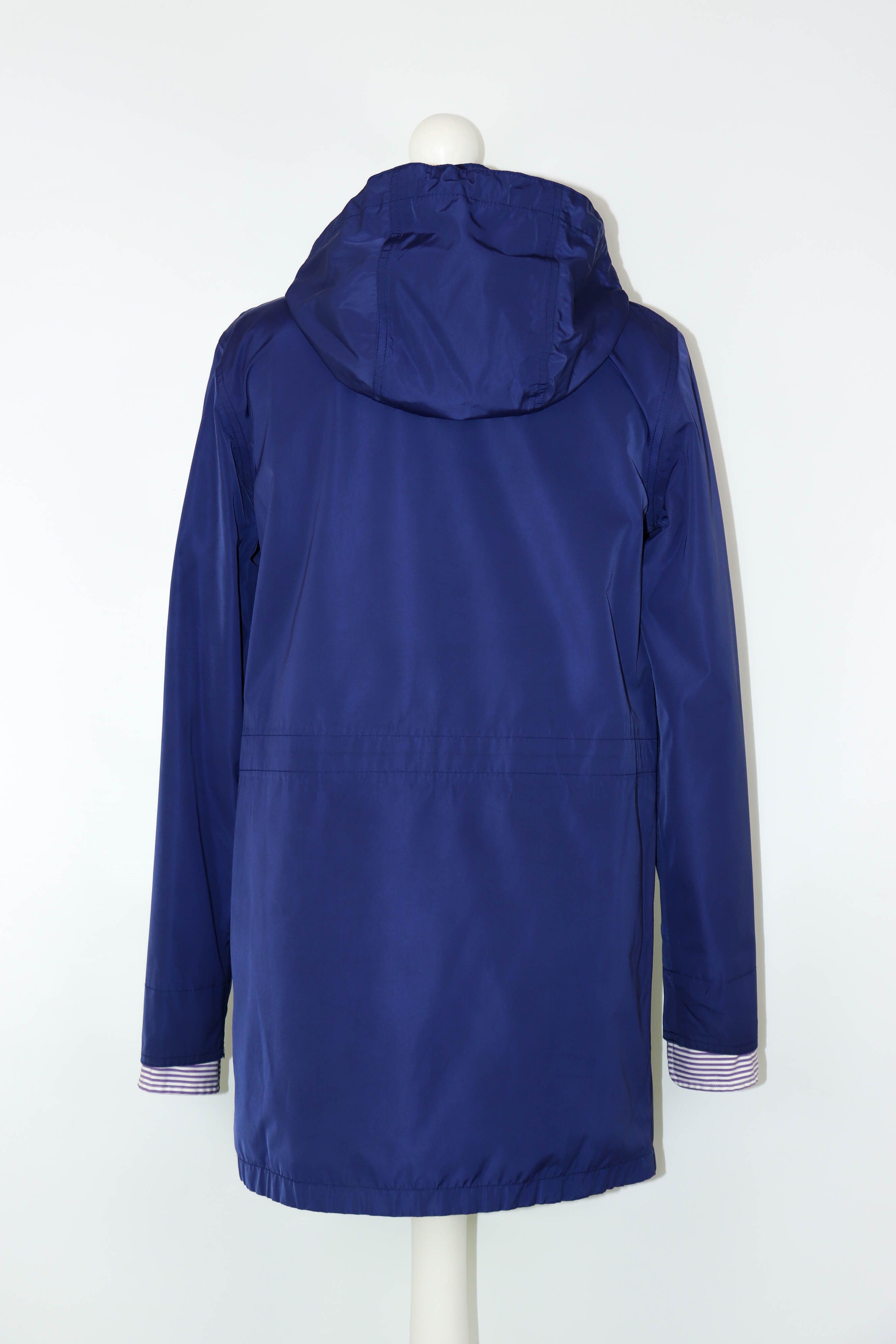 Barbour Barbour SS16 Women's Dark Blue Nylon Hackamore Parka Jacket Size S / US 4 / IT 40 - 2 Thumbnail