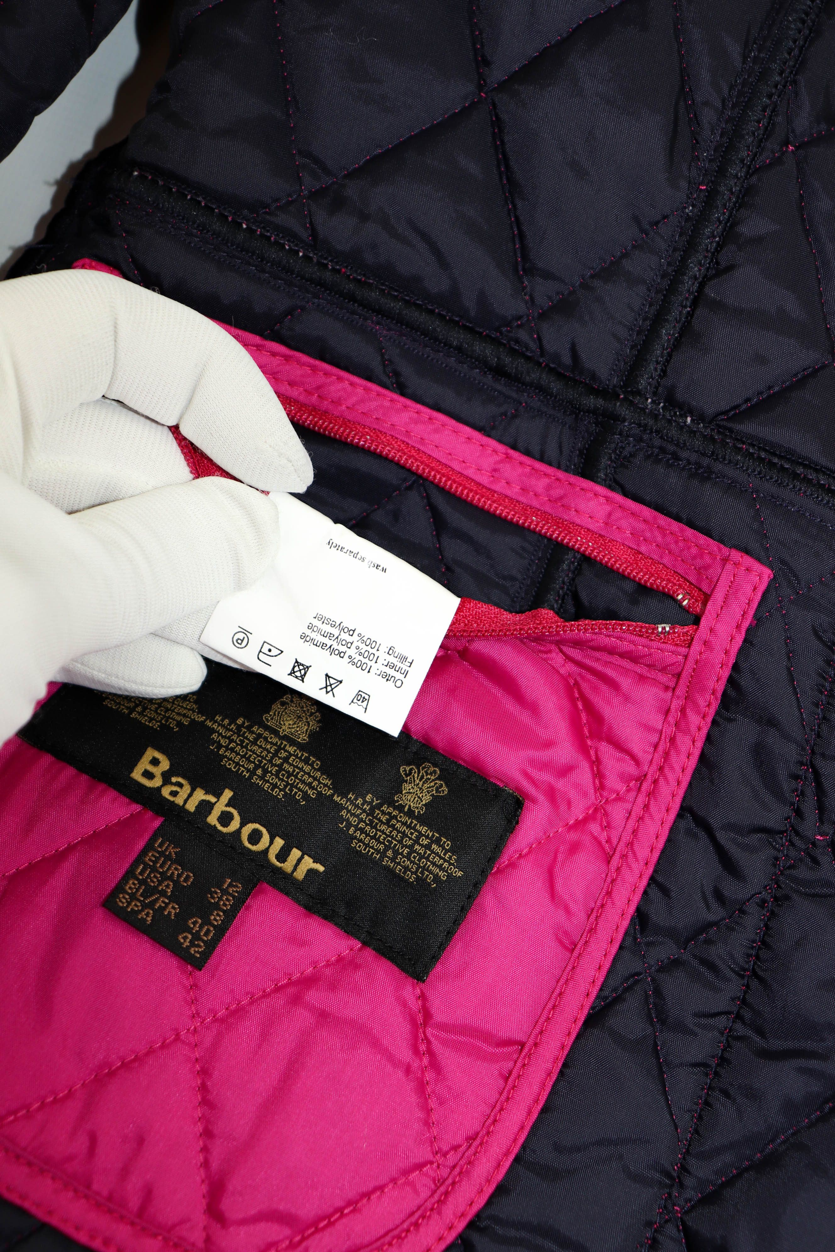 Barbour Barbour Women’s Fuxia Pink Summer Liddesdale Quilted Jacket Size M / US 6-8 / IT 42-44 - 11 Thumbnail