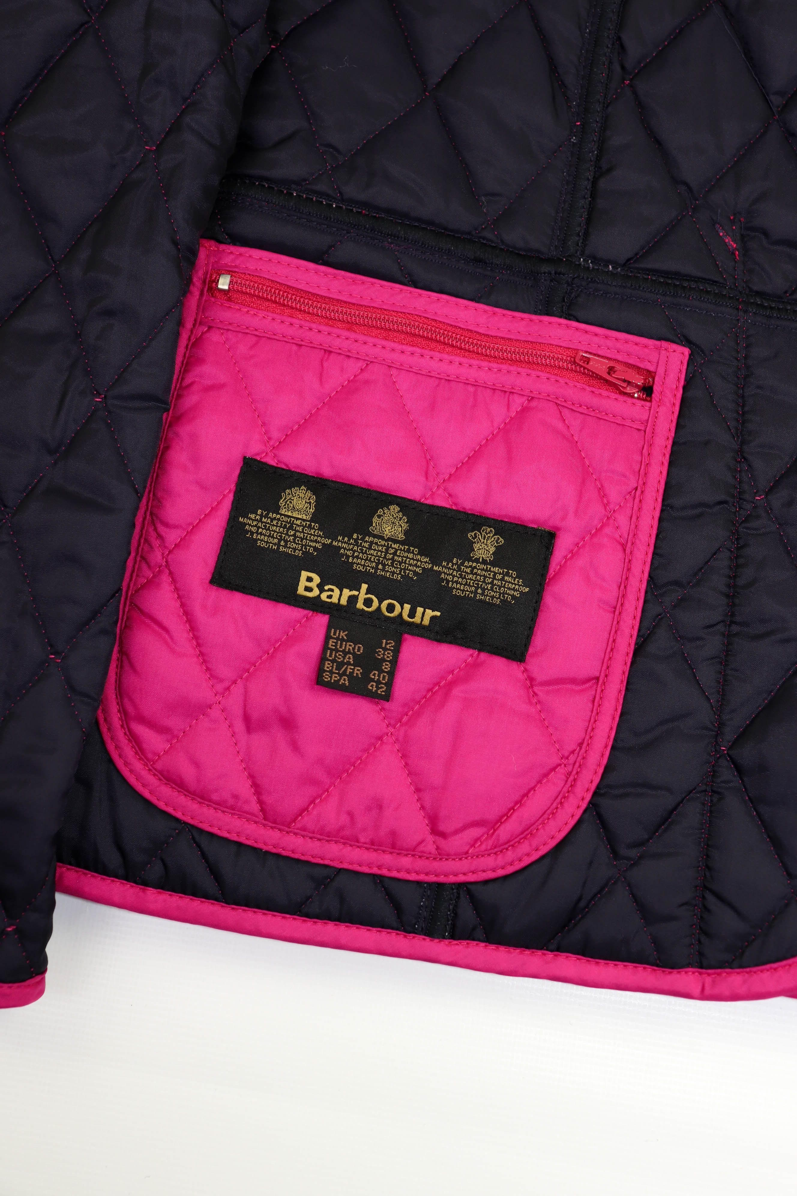 Barbour Barbour Women’s Fuxia Pink Summer Liddesdale Quilted Jacket Size M / US 6-8 / IT 42-44 - 9 Thumbnail