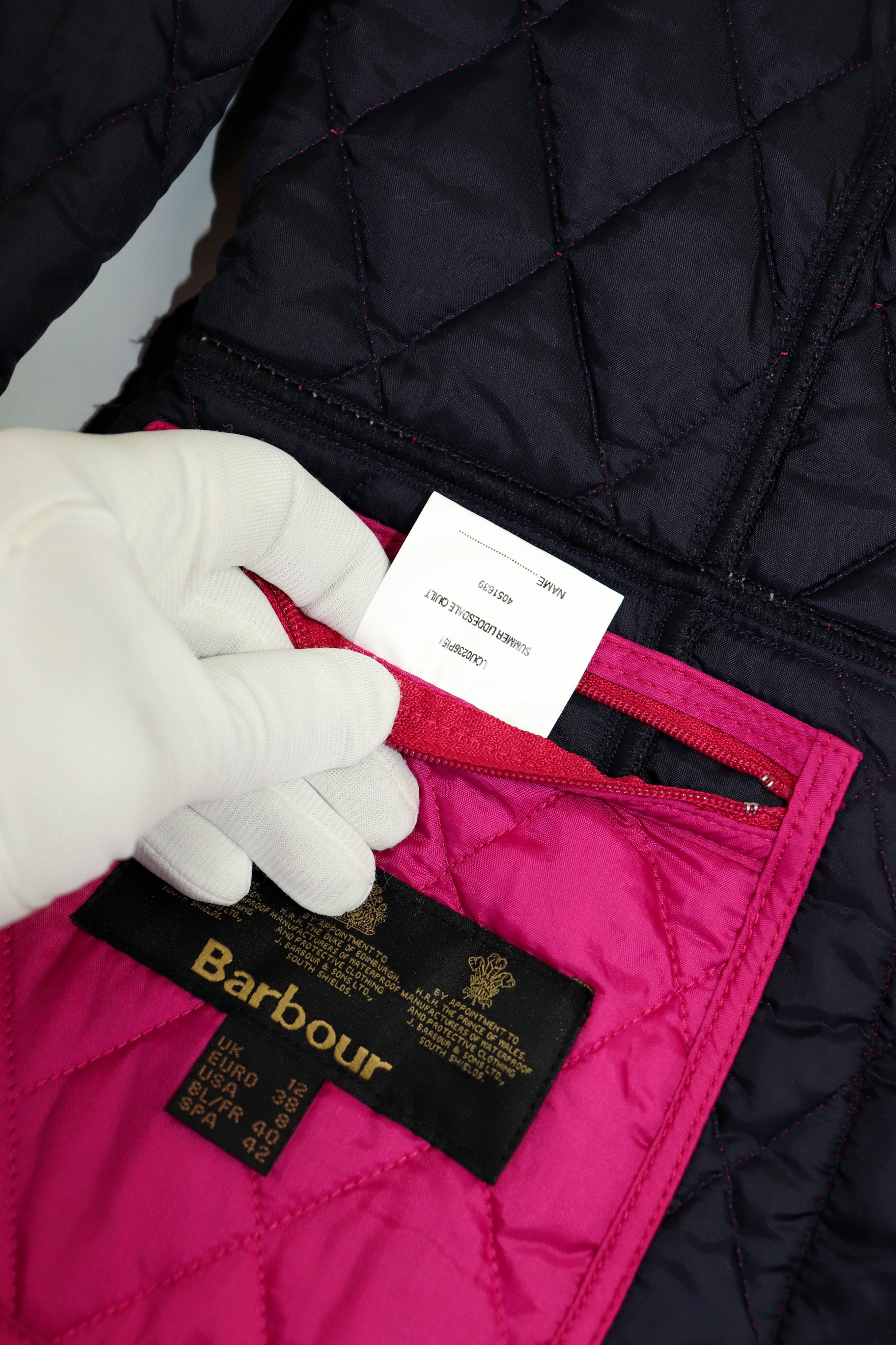 Barbour Barbour Women’s Fuxia Pink Summer Liddesdale Quilted Jacket Size M / US 6-8 / IT 42-44 - 10 Thumbnail